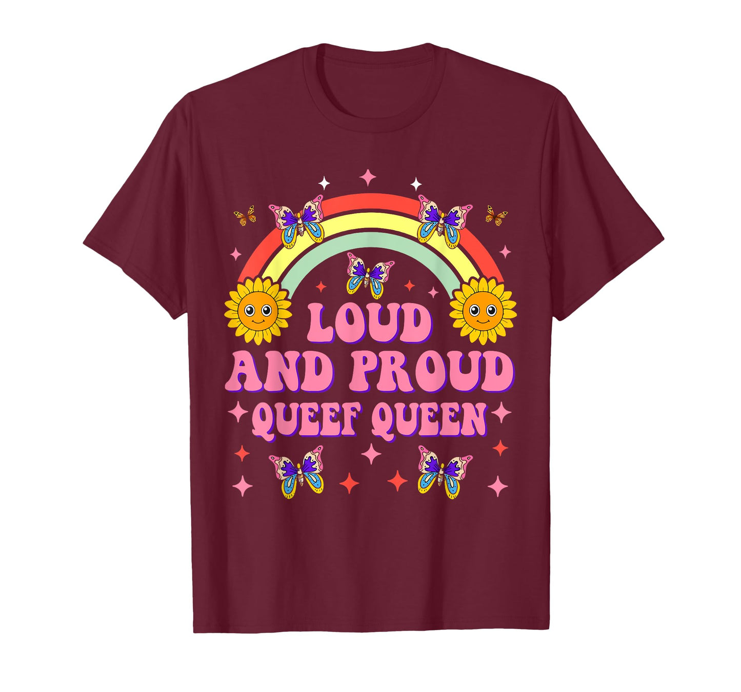 Queef Queen Embarrassing Adult Women Inappropriate Queefing T-Shirt