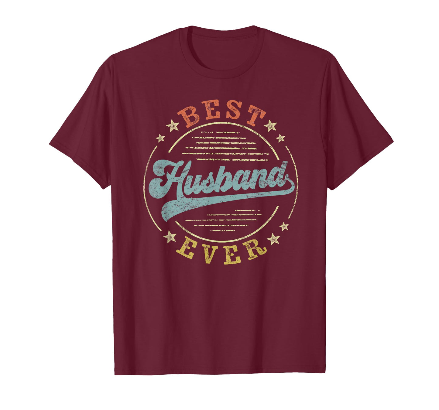Best Husband Ever Father's Day Husband Gifts Vintage Emblem T-Shirt
