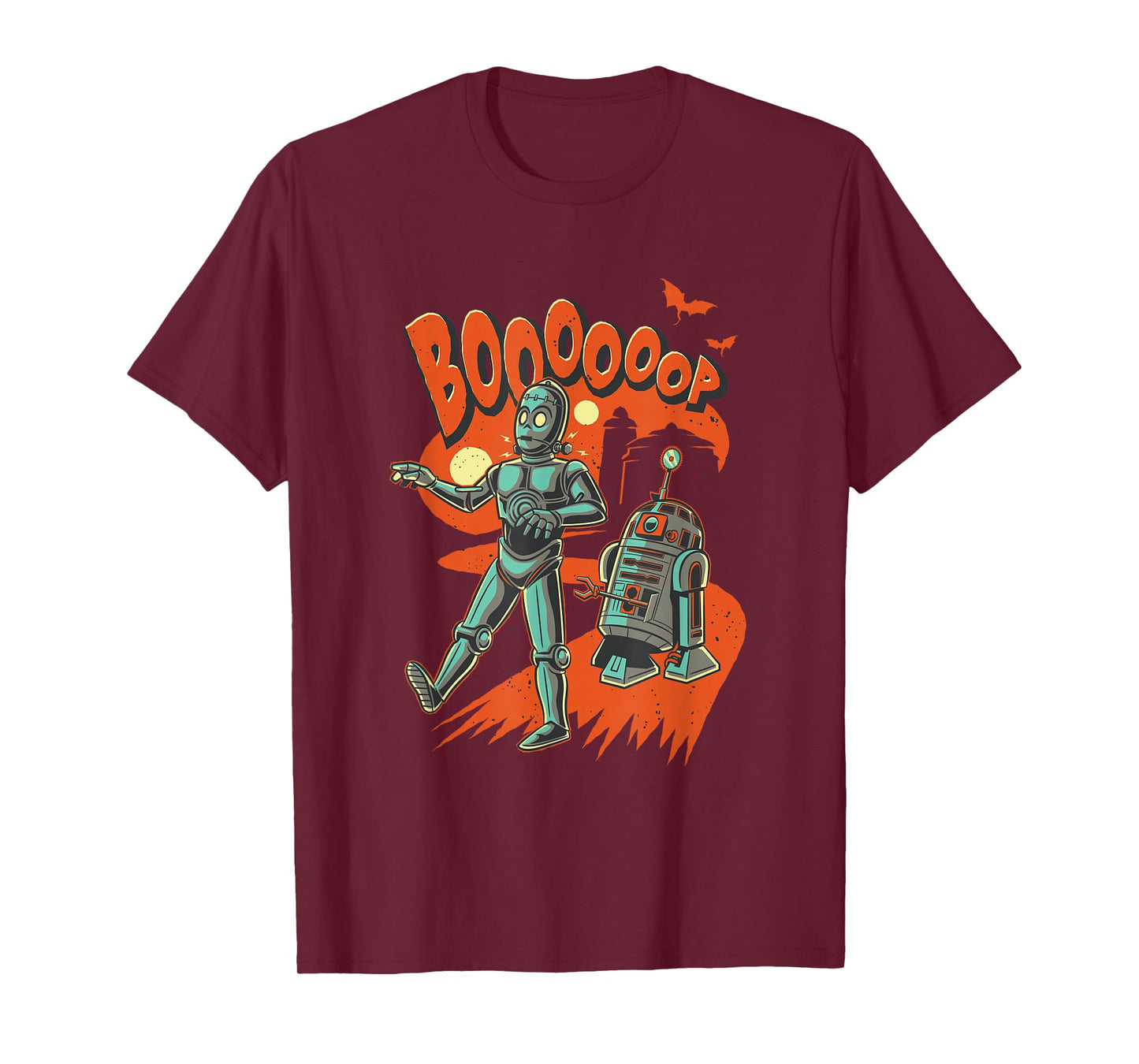 Star Wars Halloween BOOOOOP Monster Droids Vintage T-Shirt