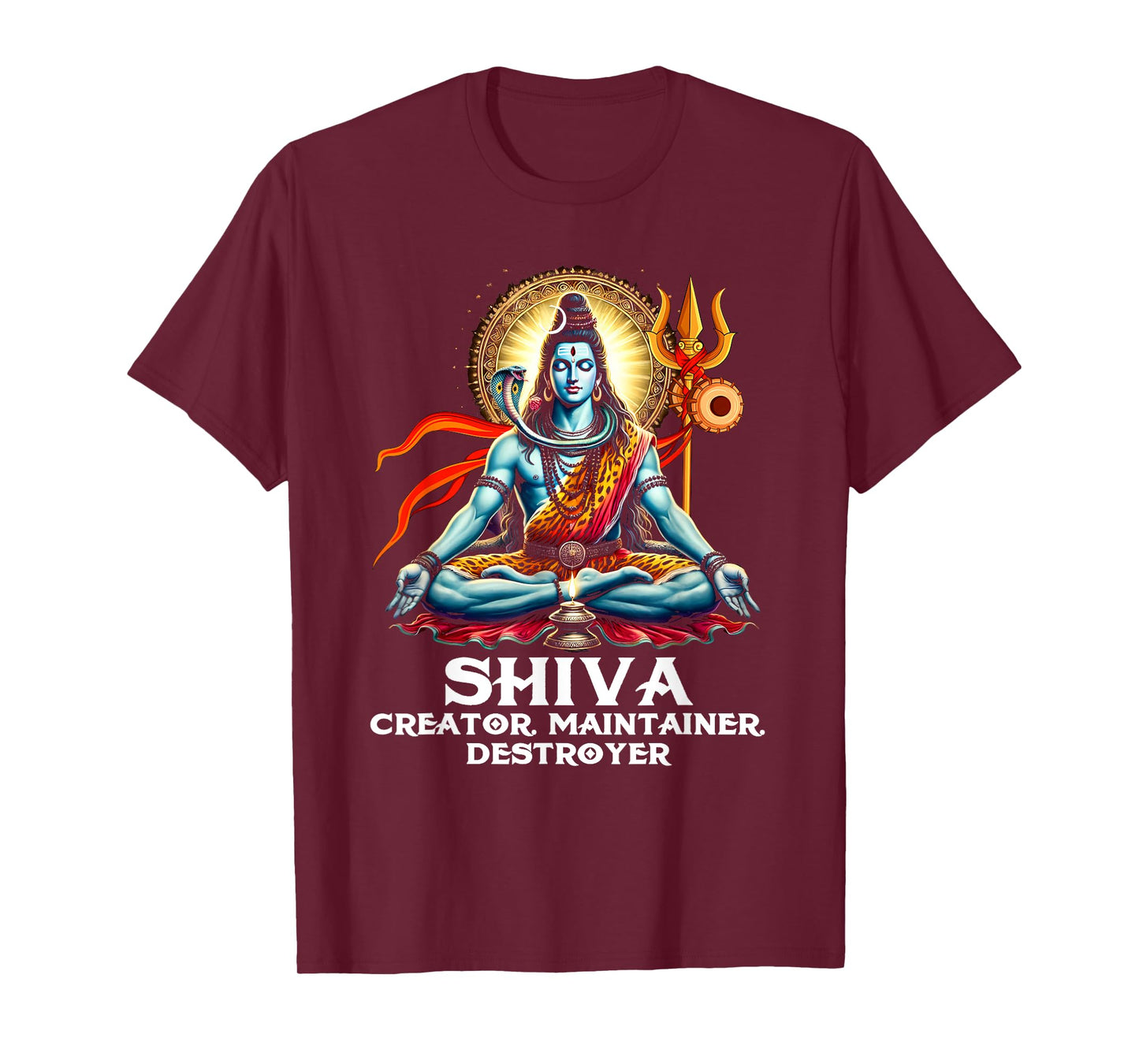 Shiva Hindu God Spiritual Shiva Creator Maintainer Destroyer T-Shirt