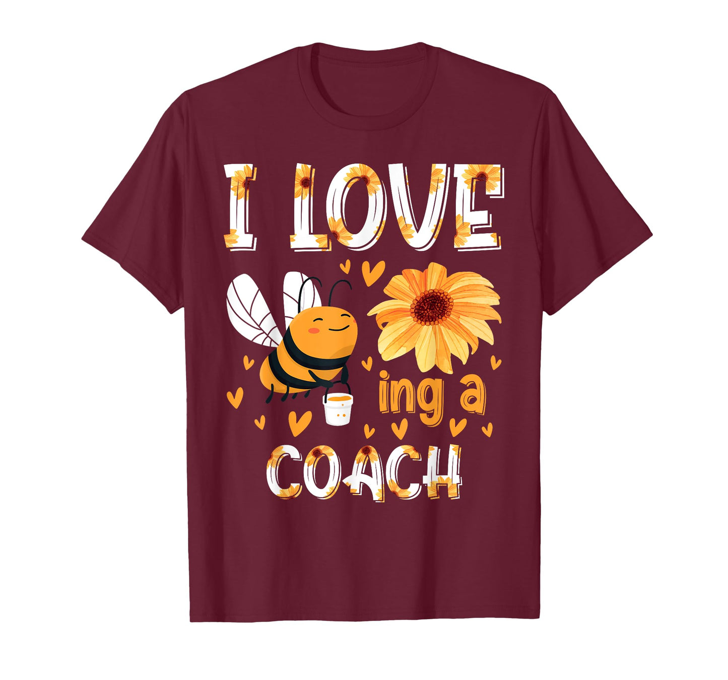 I Love Being Coach Beekeeper Proud Teacher Appreciation T-Shirt
