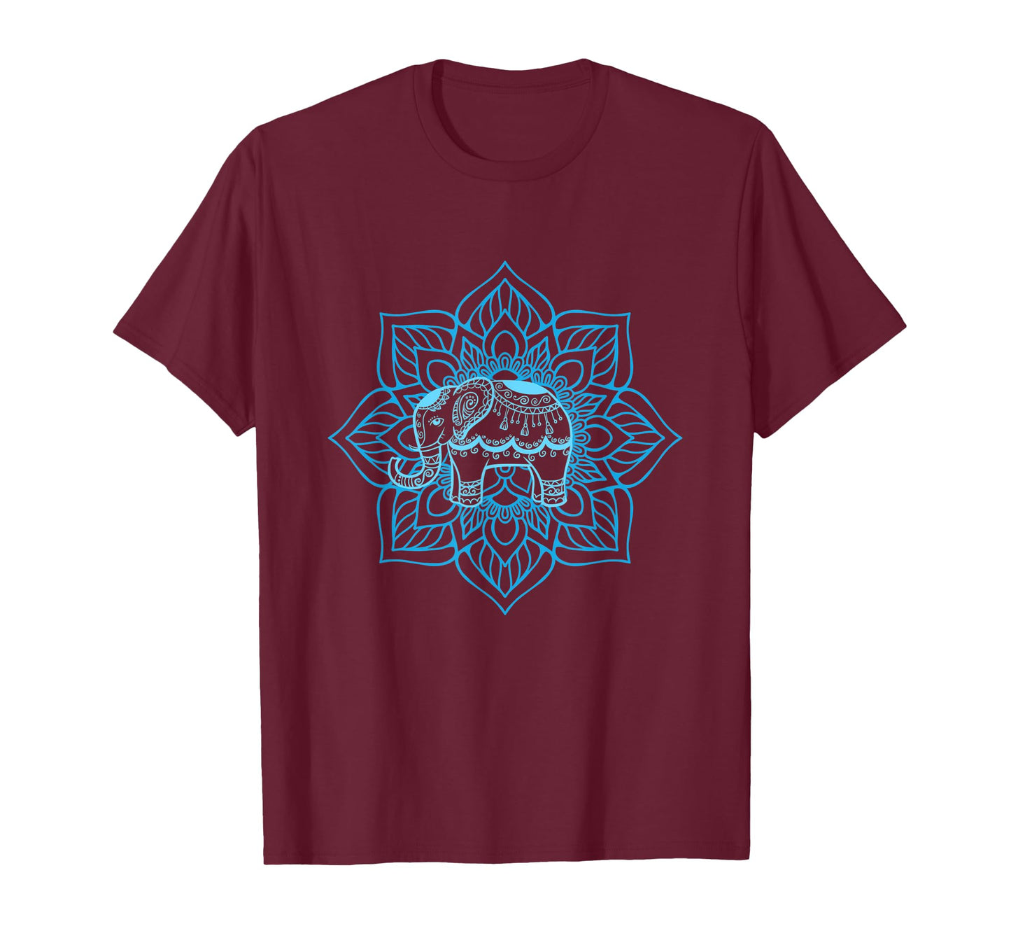 Water Elephant Mandala | Spiritual New Age Buddhist Yoga T-Shirt