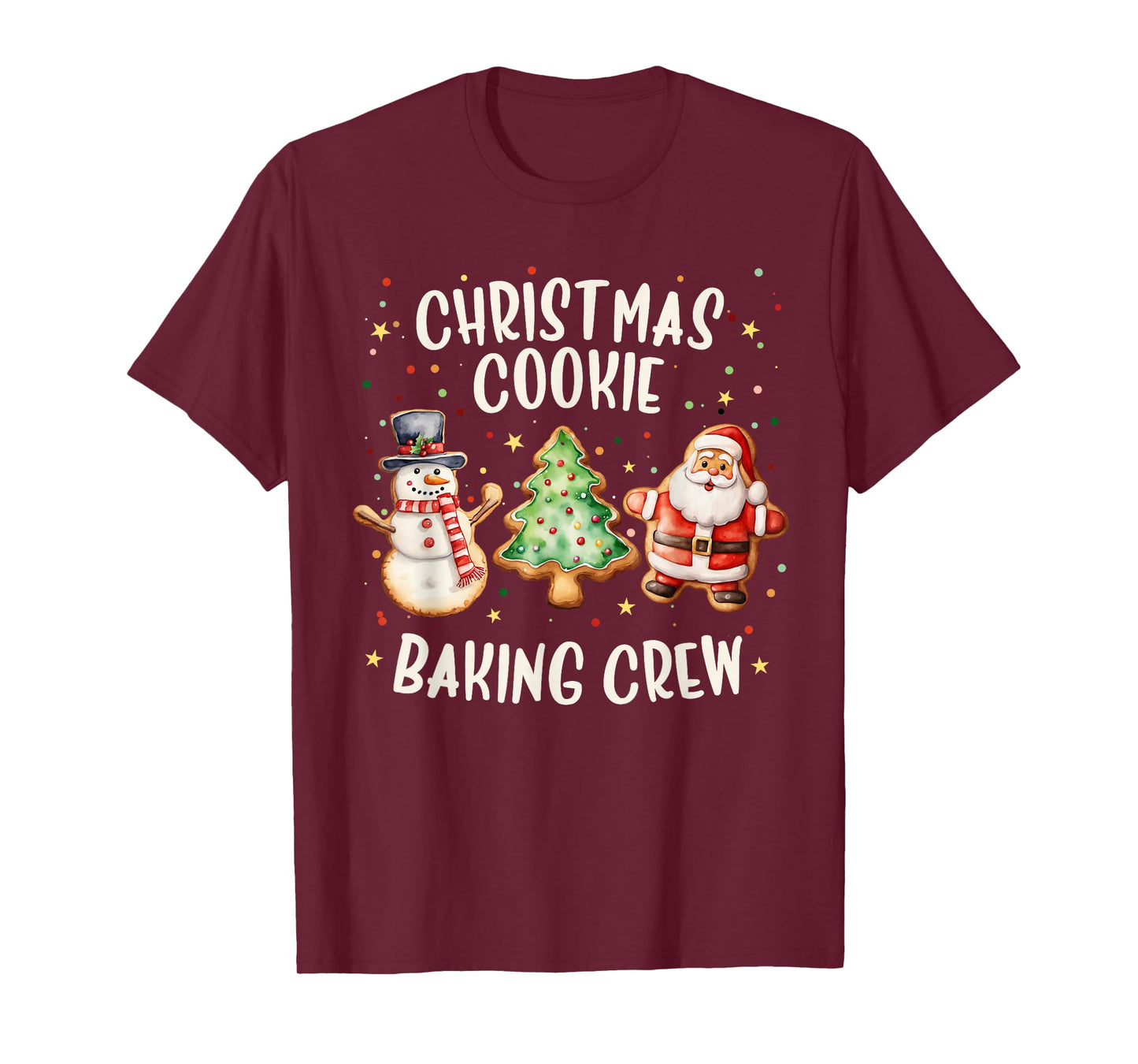 Gingerbread Team Kids Toddler Christmas Cookie Baking Crew T-Shirt