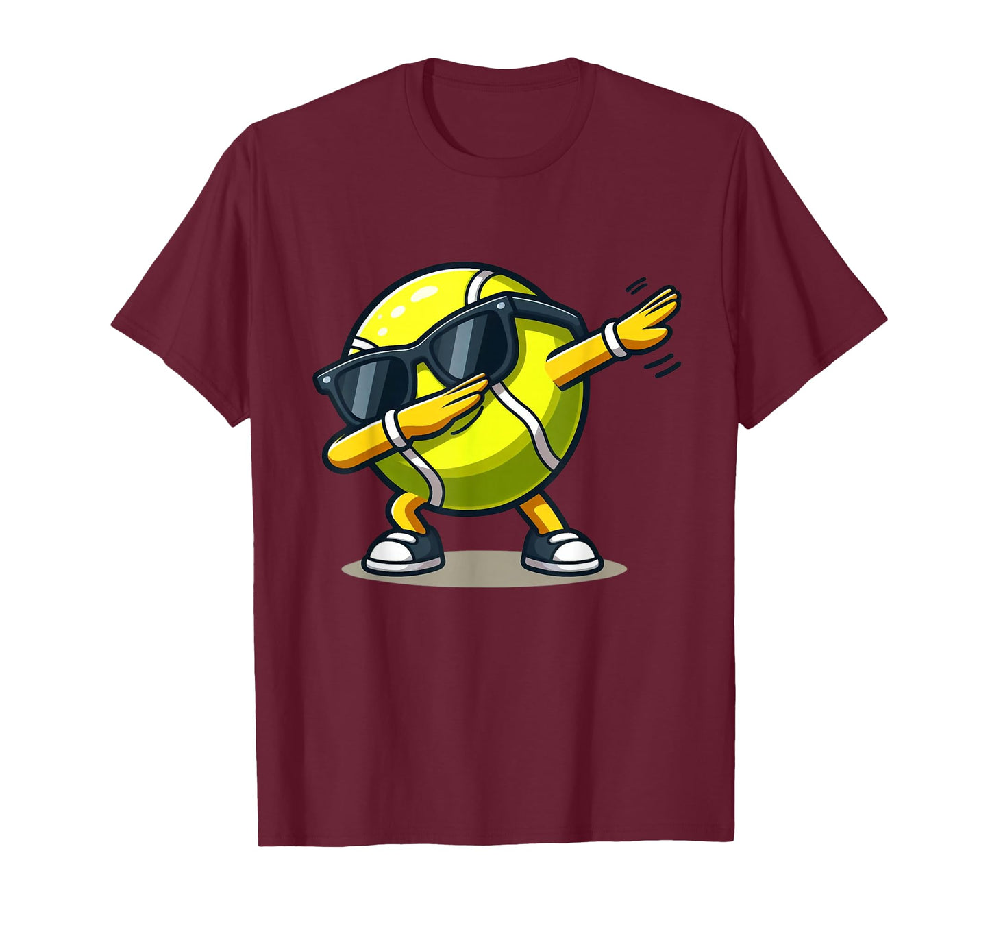 Dabbing Tennis Ball Shirt Funny Boys Men Women Sports Player T-Shirt