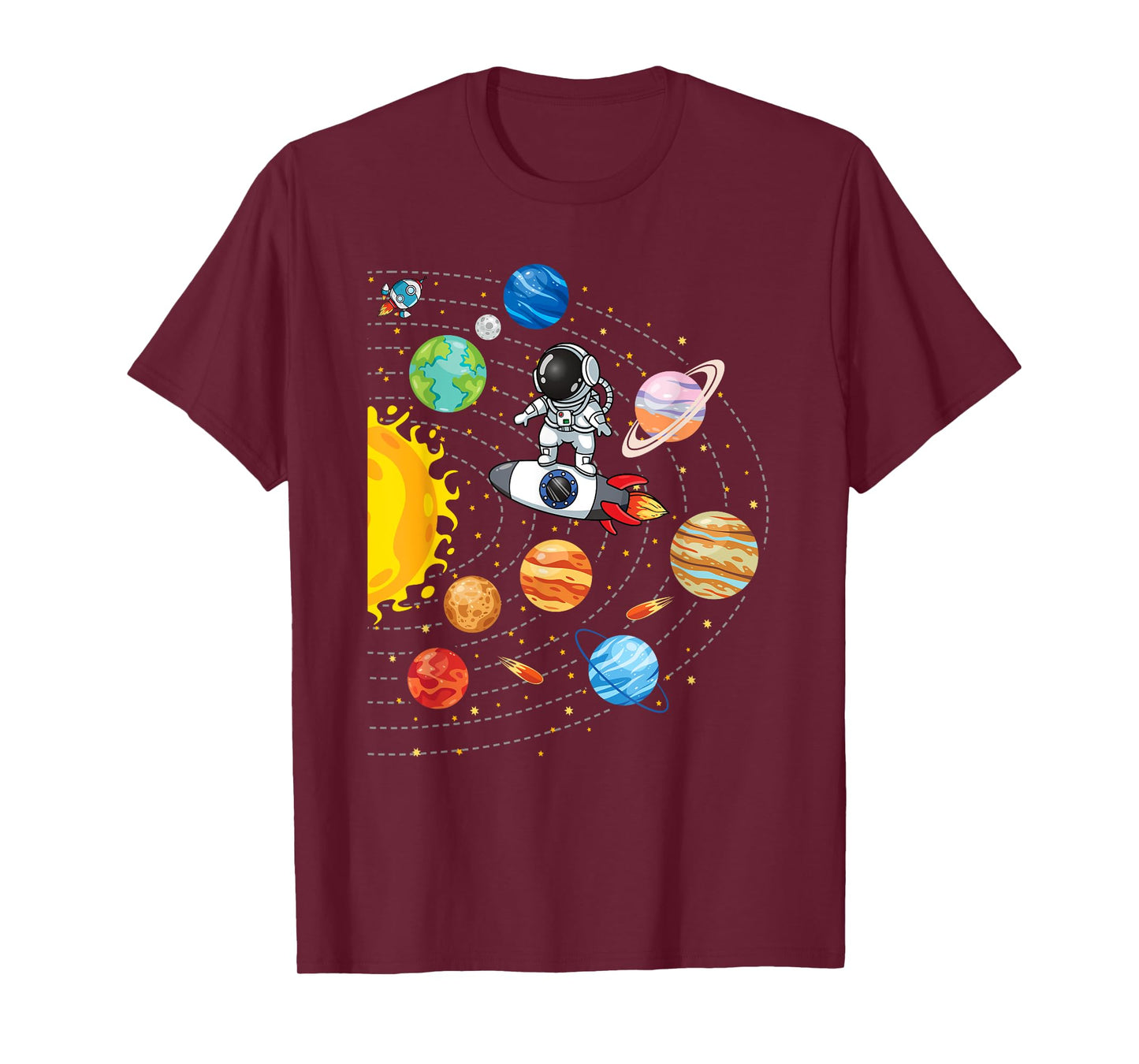 Solar System Planets Science Space Astronaut Universe Galaxy T-Shirt