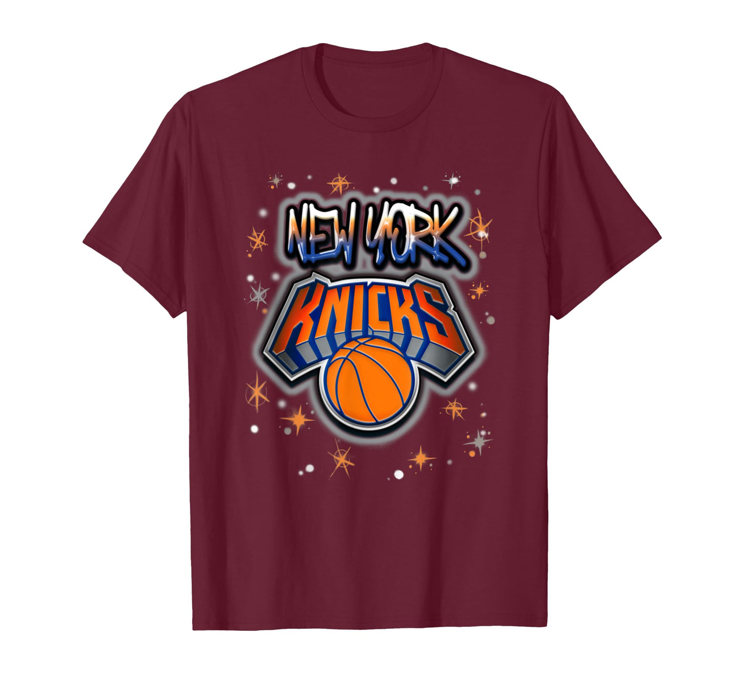 NBA New York Knicks Airbrush Logo T-Shirt