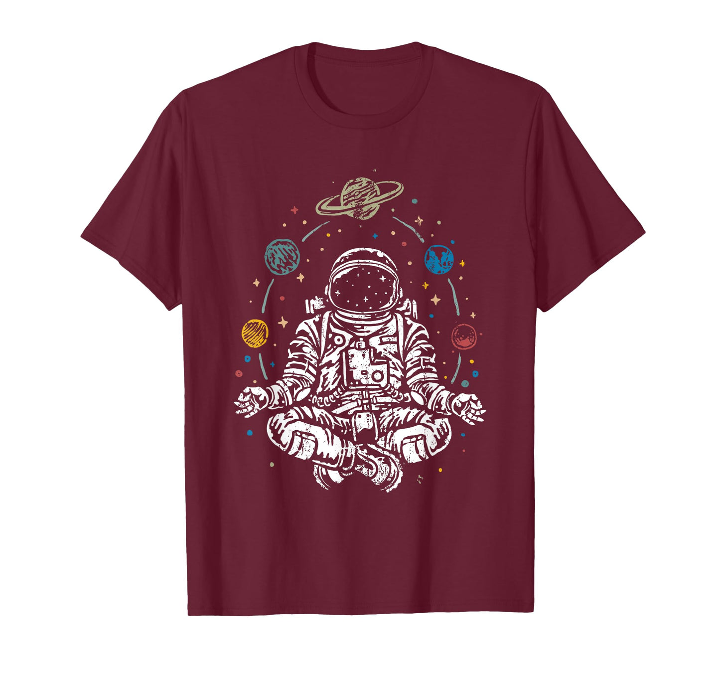 Namaste Planet Outer Space Cosmonaut Yoga Gift Astronaut T-Shirt