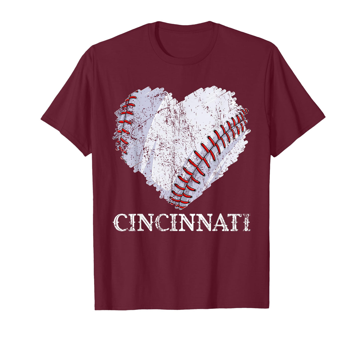 Cincinnati Retro Baseball Lover Game Day Men Boys Girls T-Shirt