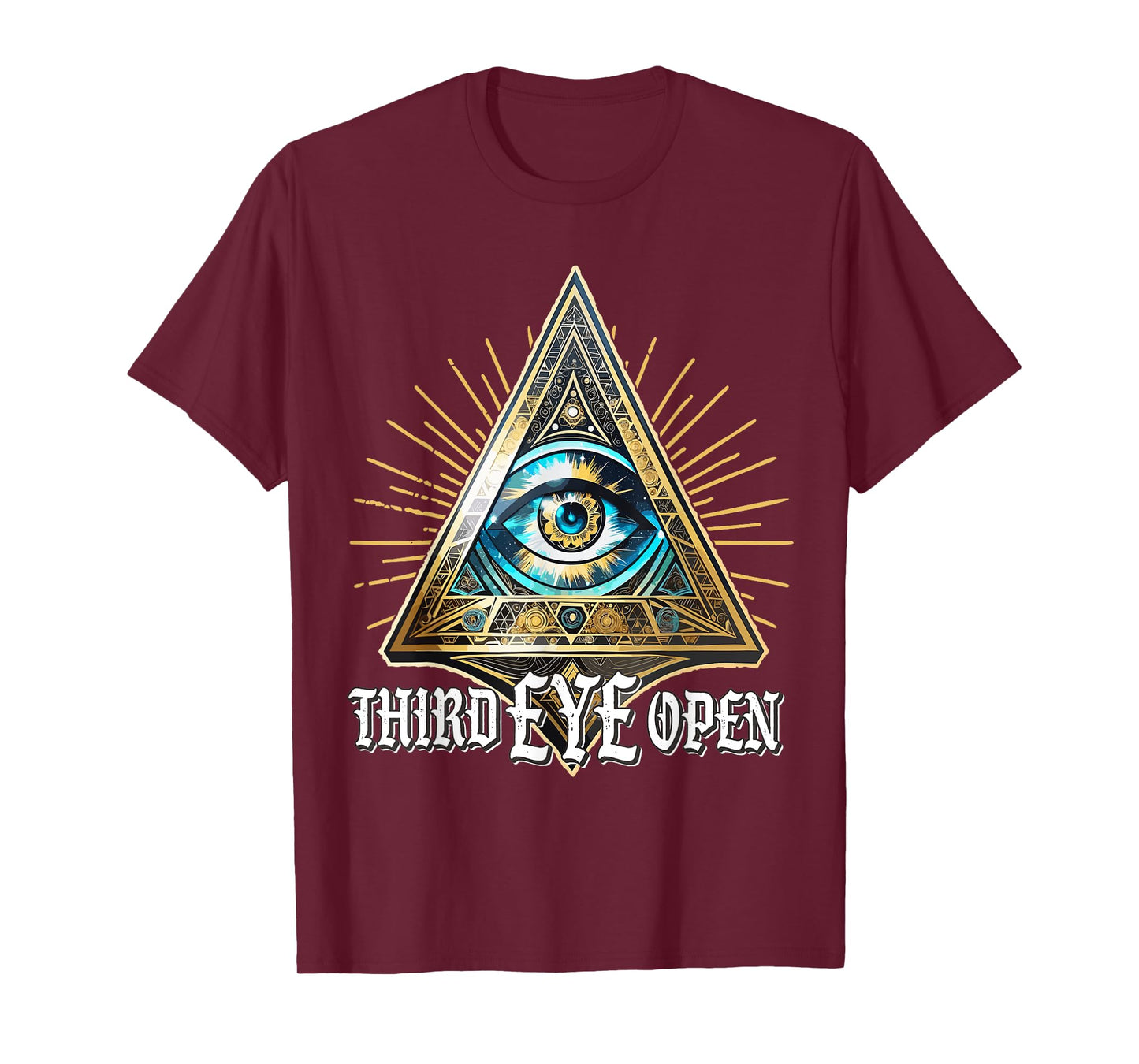 Spiritual Mystical Gaze - Streetwear All Seeing Third Eye T-Shirt