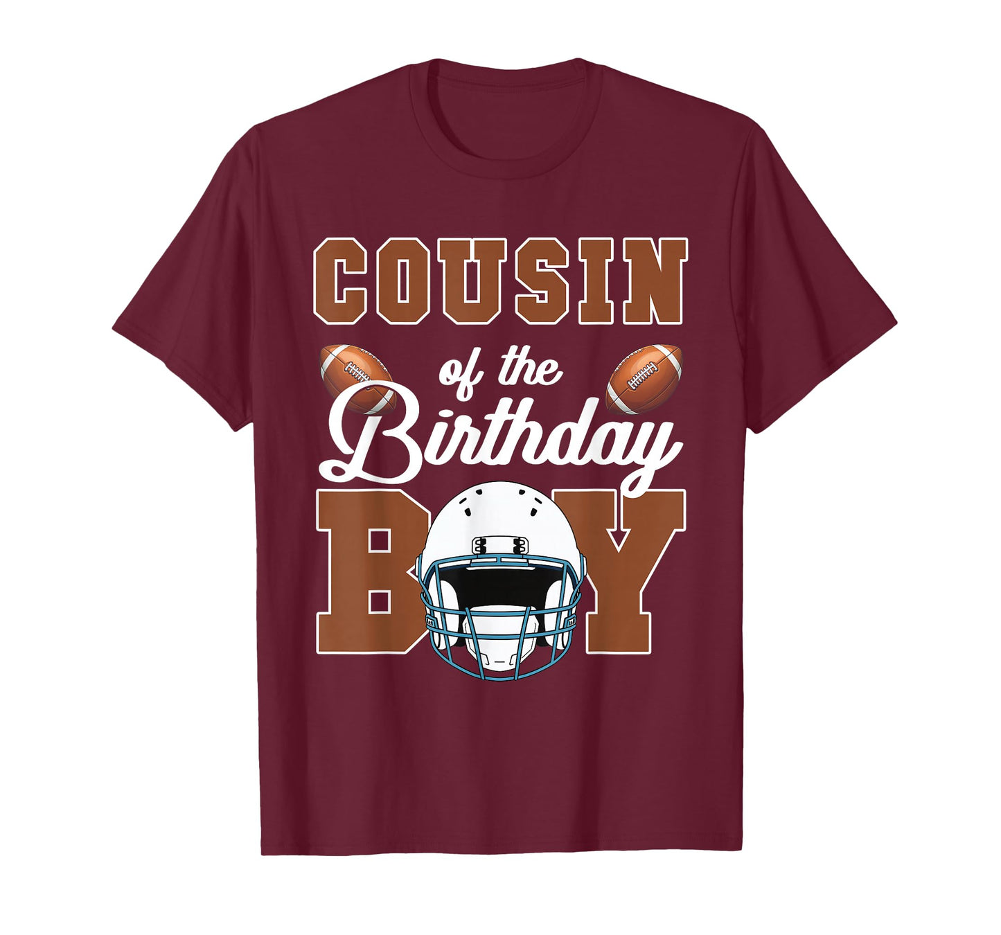 Football Touchdown Birthday Kids Outfit - Unisex Kids & Adults Family Matching Football Party T-Shirt - Black, Short Sleeve, Size 4/5