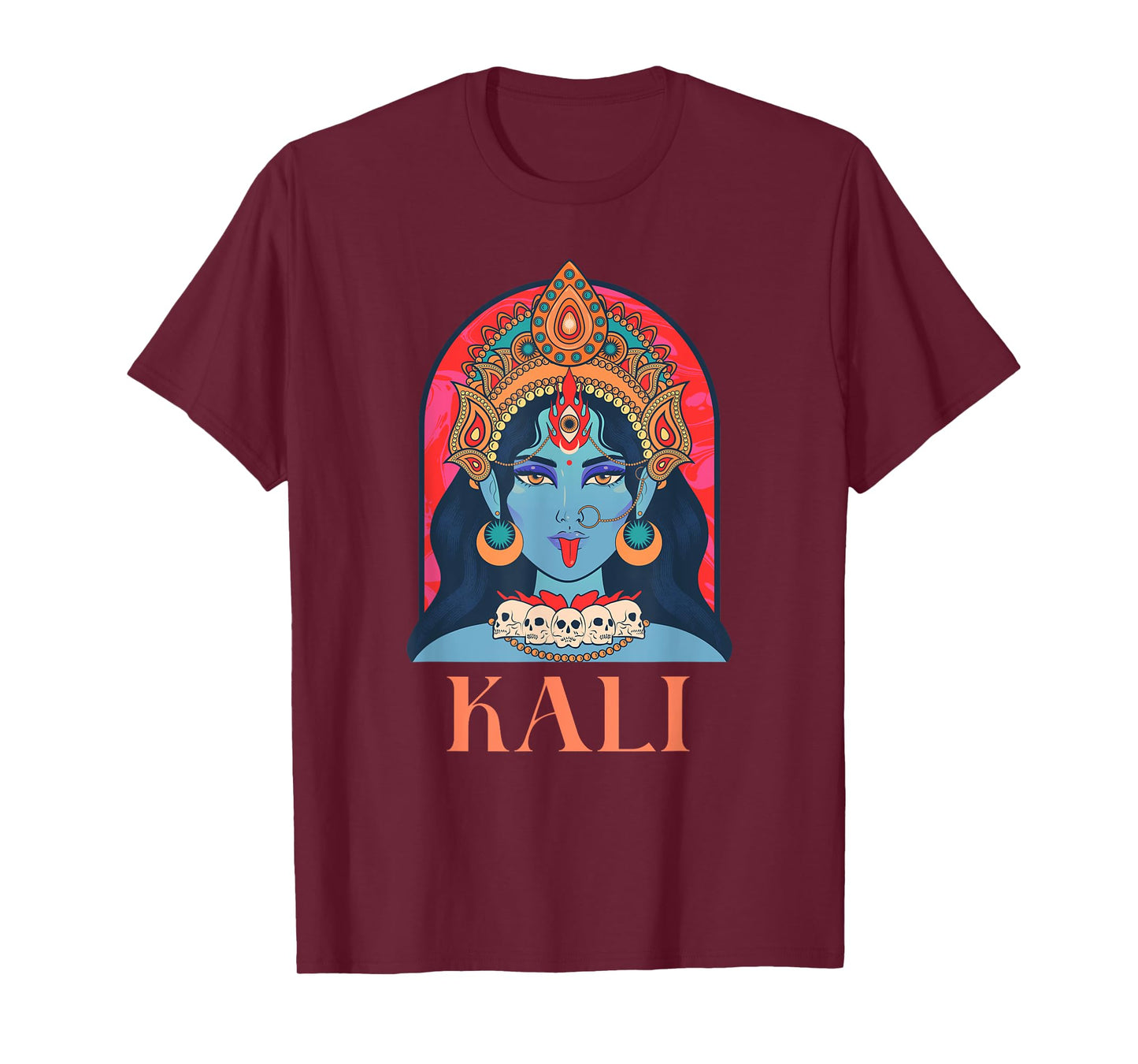 Kali Goddess Indian Deity, India Hindu Yoga T-Shirt