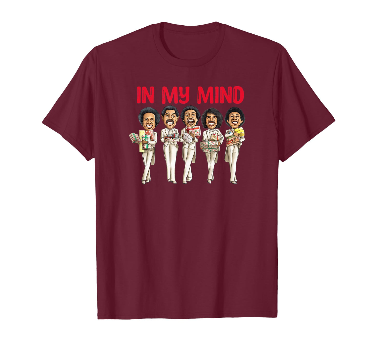 Funny Christmas Temptations in my mind silent night T-Shirt
