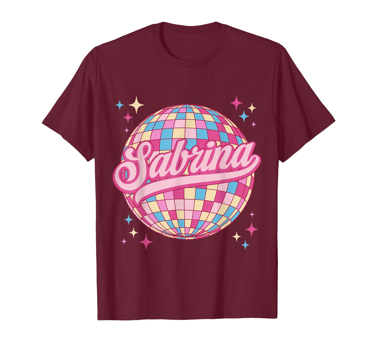 Retro Sabrina Name Personalized I Love Sabrina Birthday Girl T-Shirt