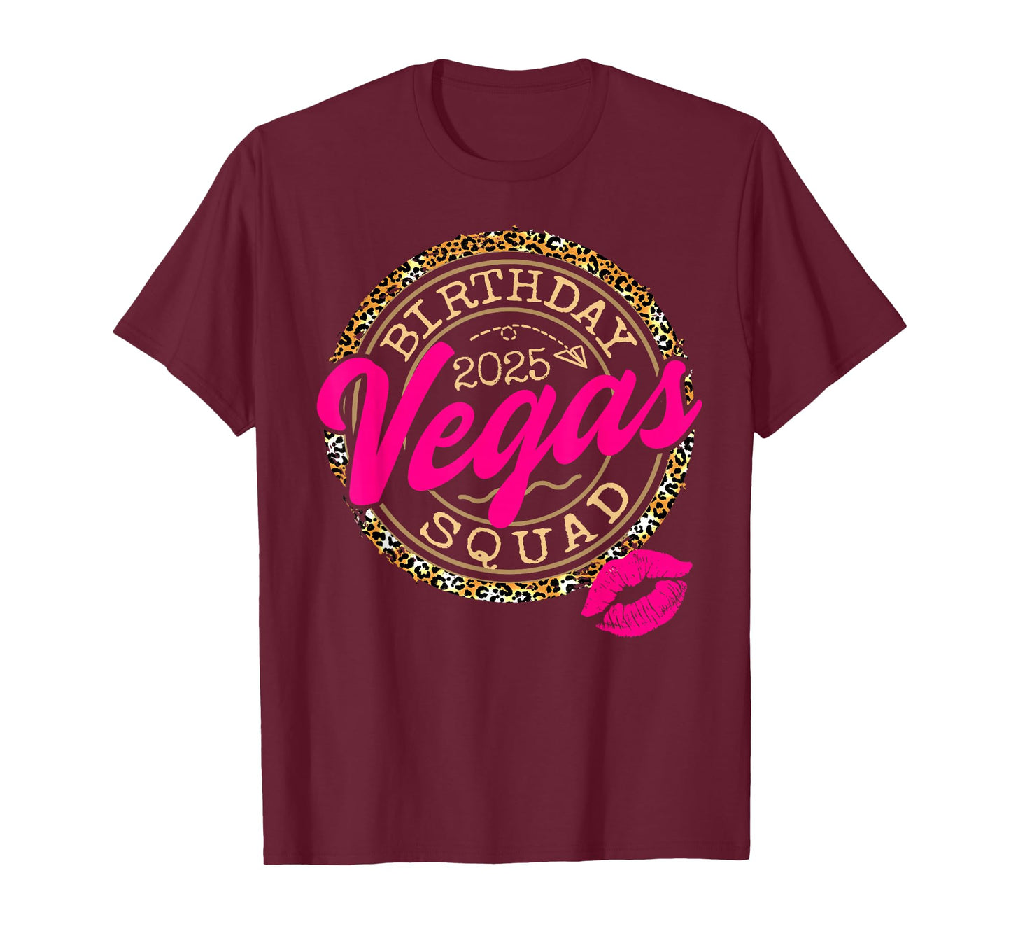 Las Vegas Girls Trip 2025 Shirts Crew Vegas Birthday Squad T-Shirt