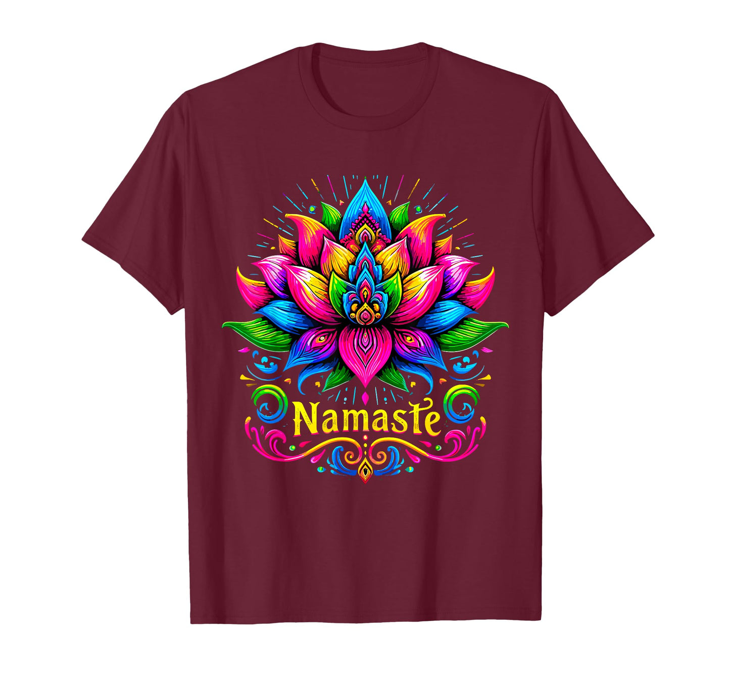 Namaste Lotus Flower Meditaton T-Shirt