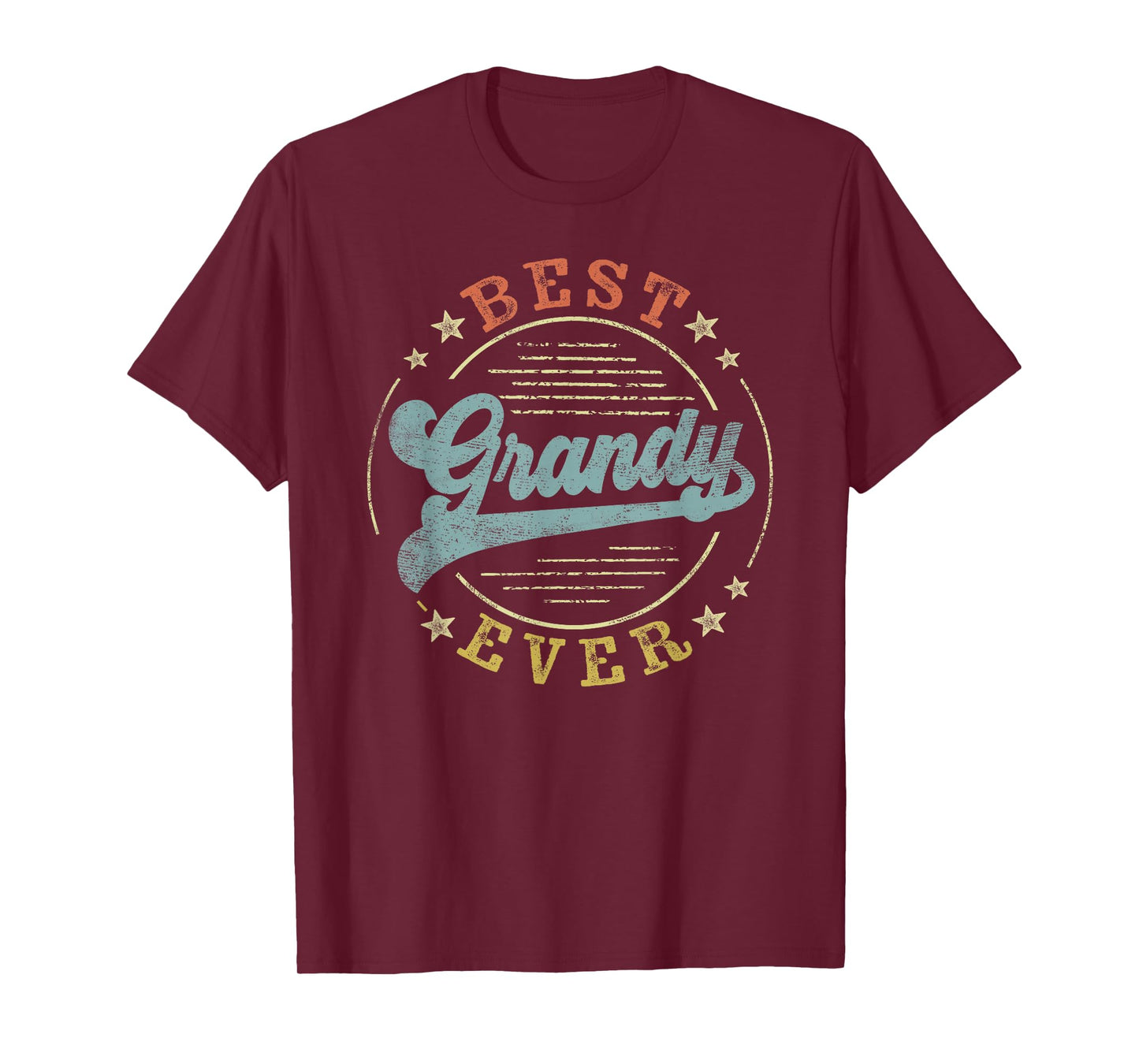 Best Grandy Ever Father's Day Grandy Gifts Vintage Emblem T-Shirt