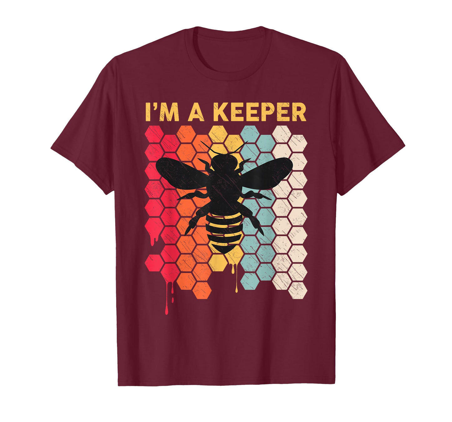Men Bee-Shirt Funny Honey Beekeeping Gift I'm A Bee Keeper T-Shirt