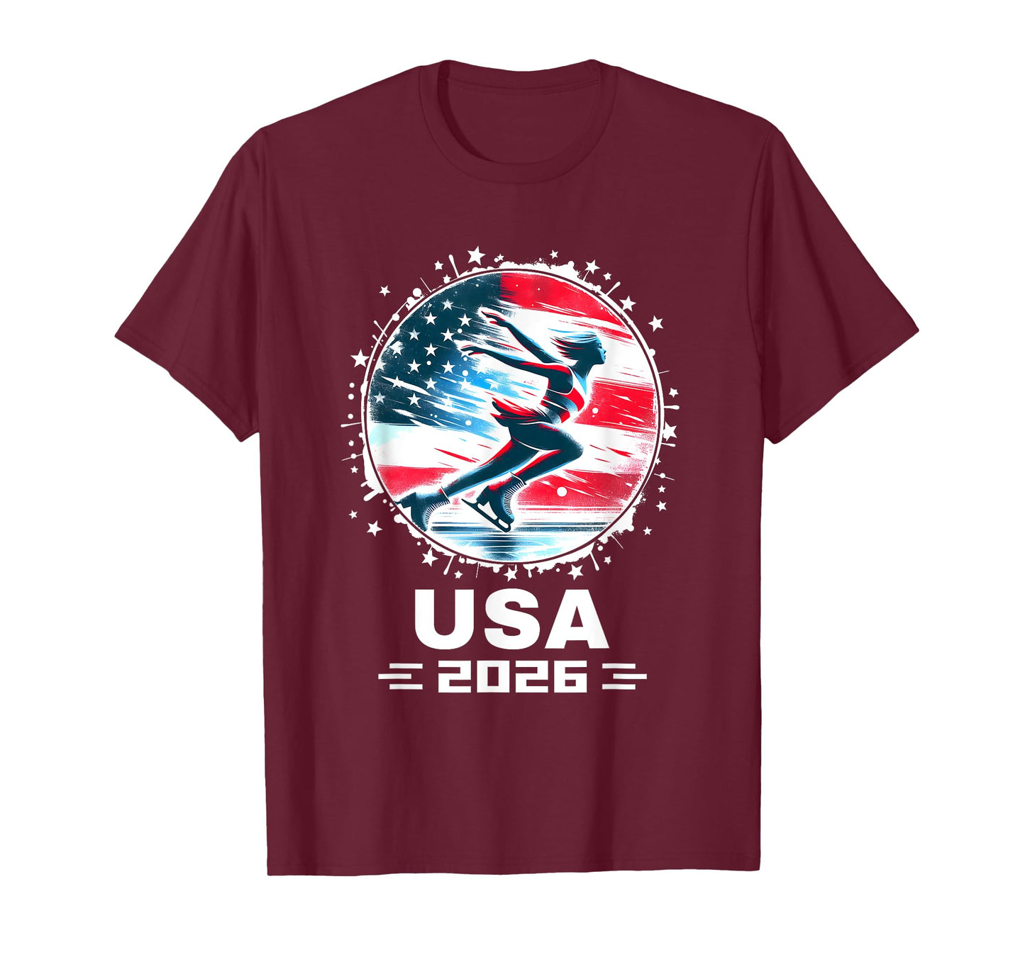 USA Women Figure Skating Team 2026 Apparel Figure Skating T-Shirt