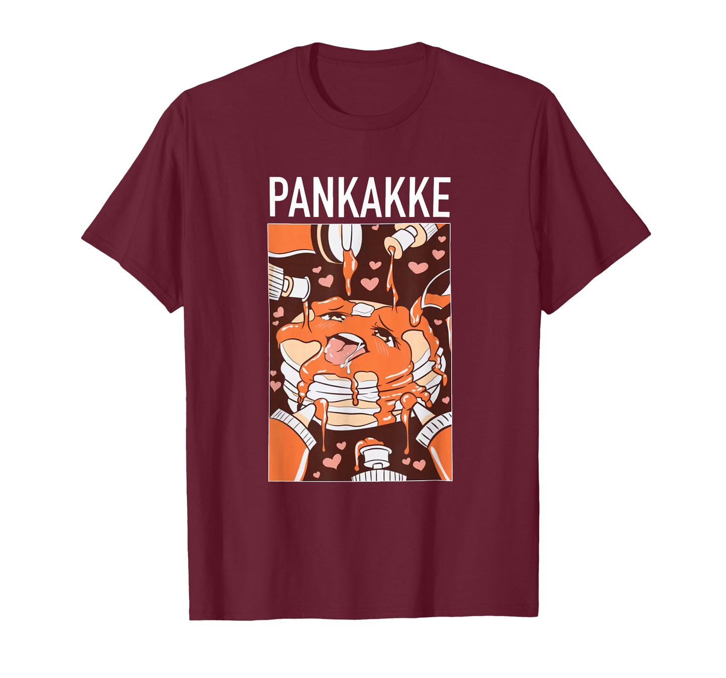 PANKAKKE Anime Funny Pancake Cute Anime, Foodie Lovers T-Shirt
