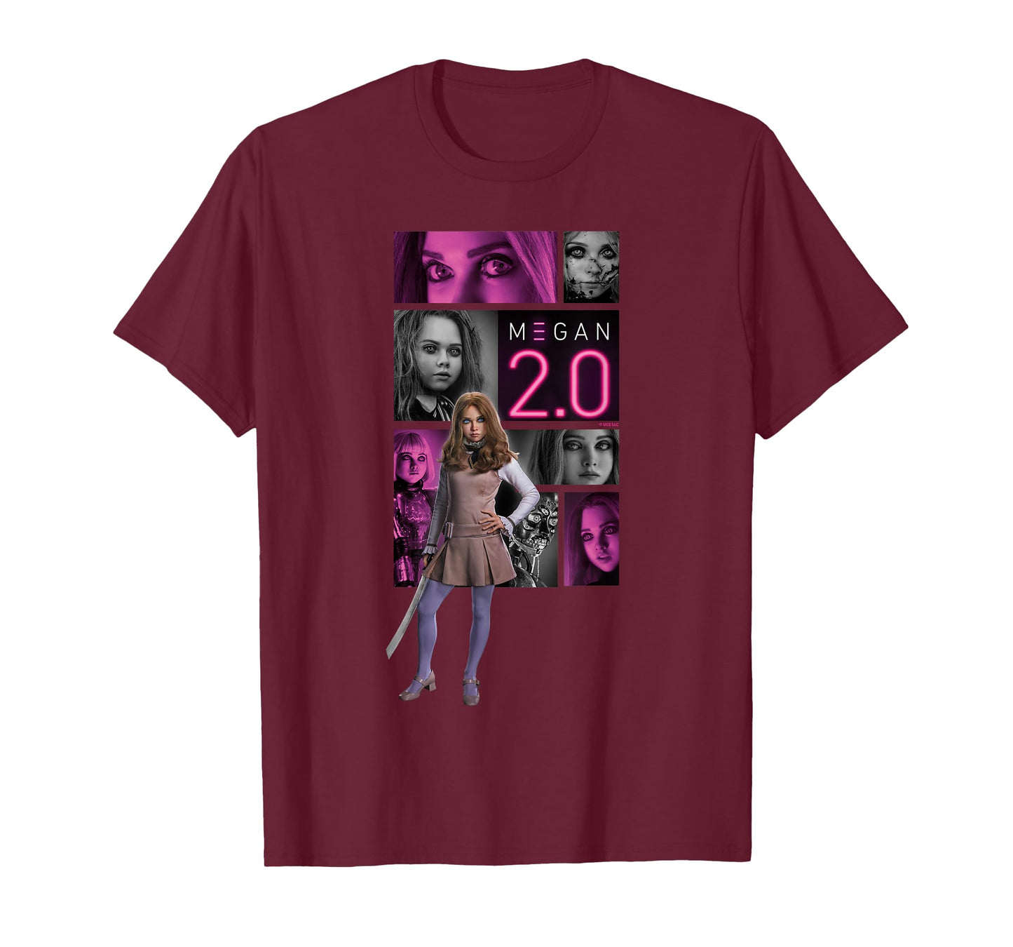 M3GAN 2.0 Killer Collage T-Shirt