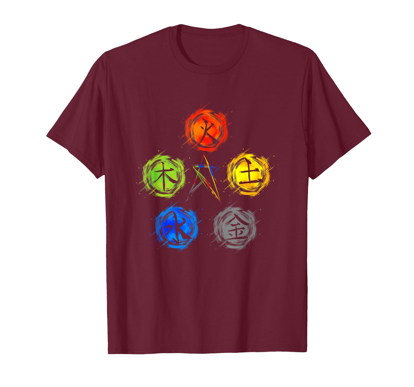 Qigong Five Elements Balance Tai Chi T-Shirt
