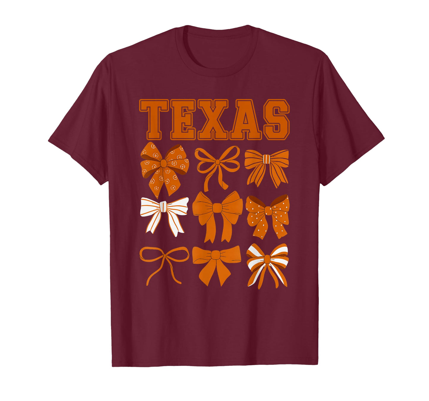 Texas TX Women Toddler Girls Coquette Bow Y2K State Pride T-Shirt