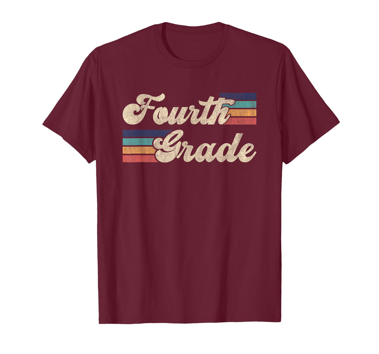 Retro Fourth Grade Shirt First Day Of School Teacher T-Shirt