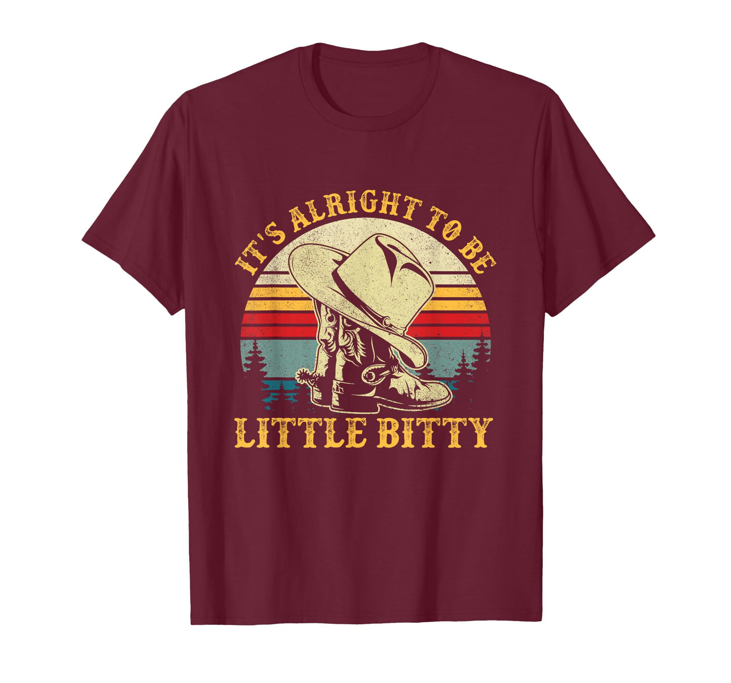 It’s Alright To Be Little Bitty Country Music Toddler T-Shirt
