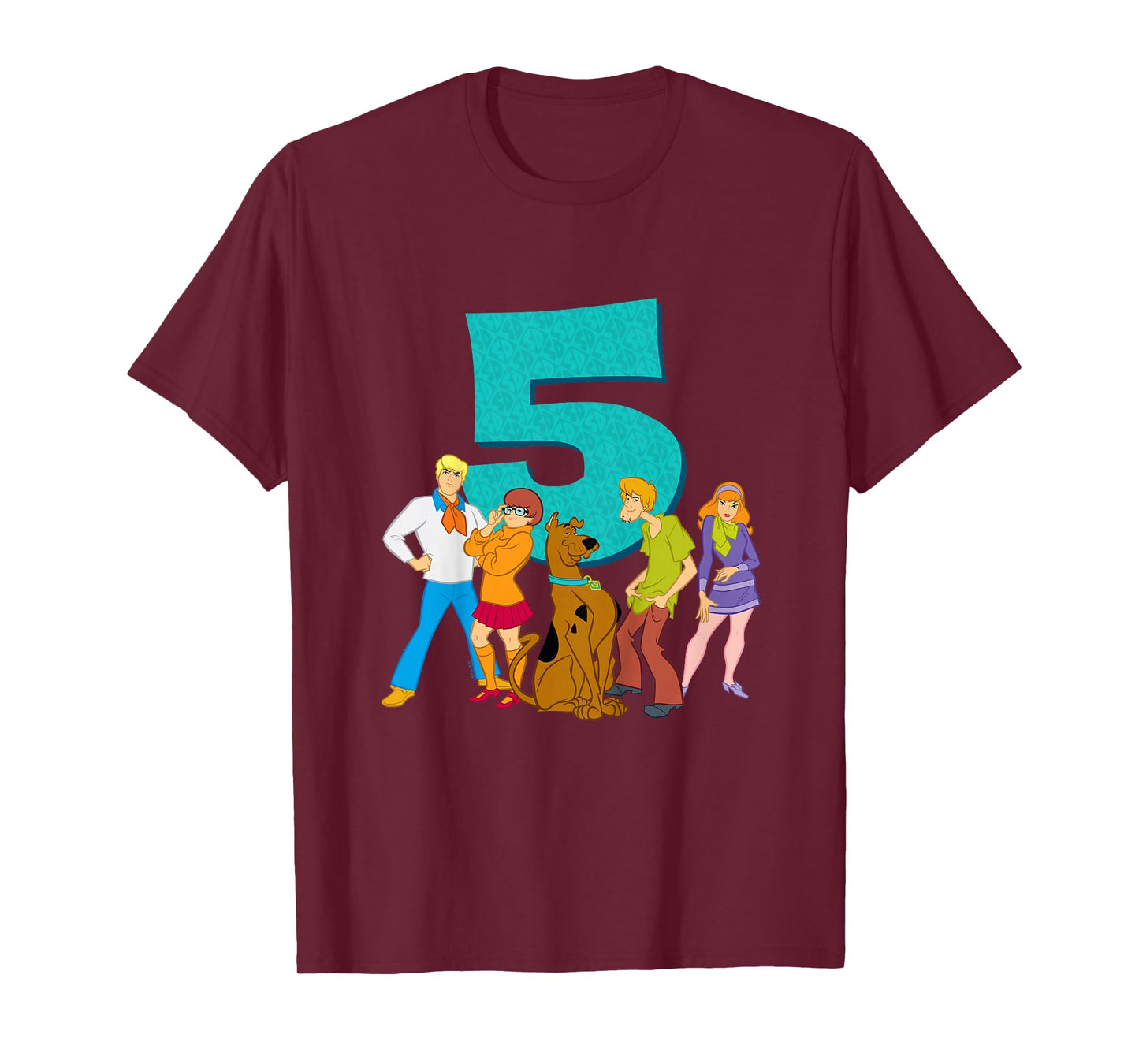 Kids Scooby-Doo 5th Birthday This Meddling Kid is 5 T-Shirt