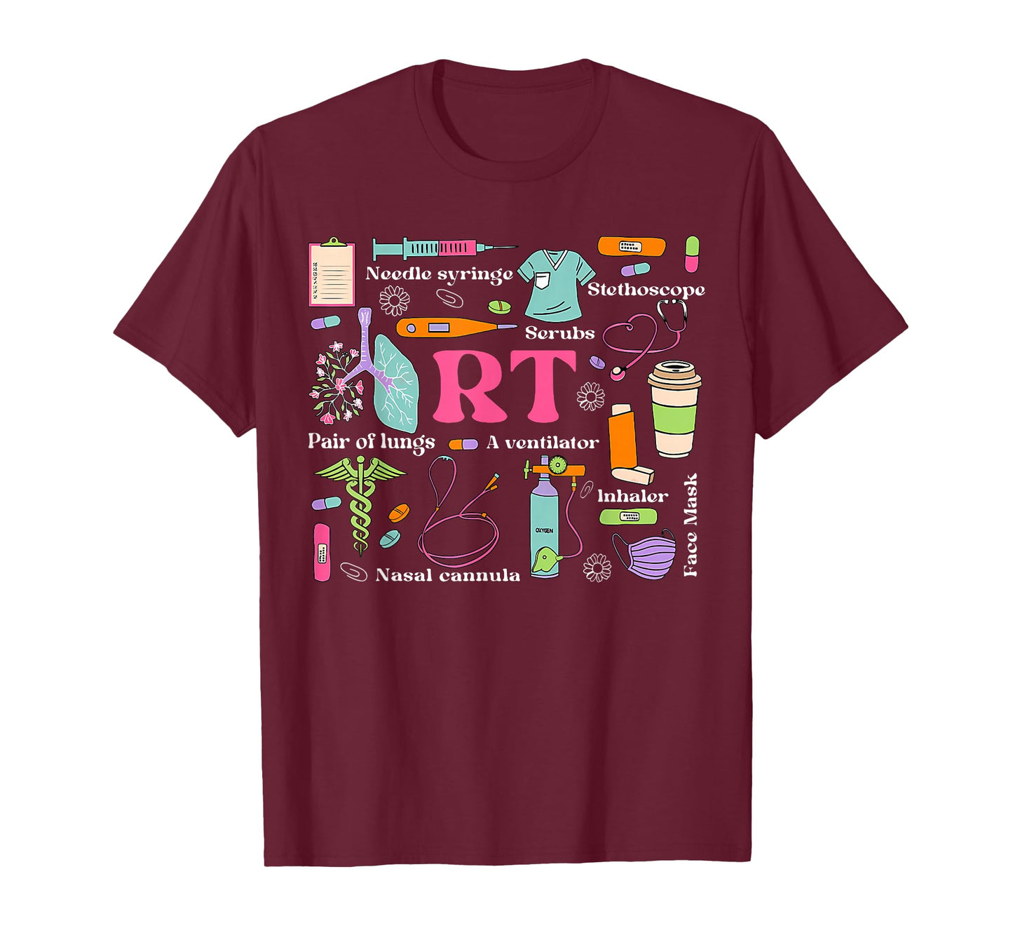 Respiratory Therapist Funny RT Care Respiratory Therapy T-Shirt