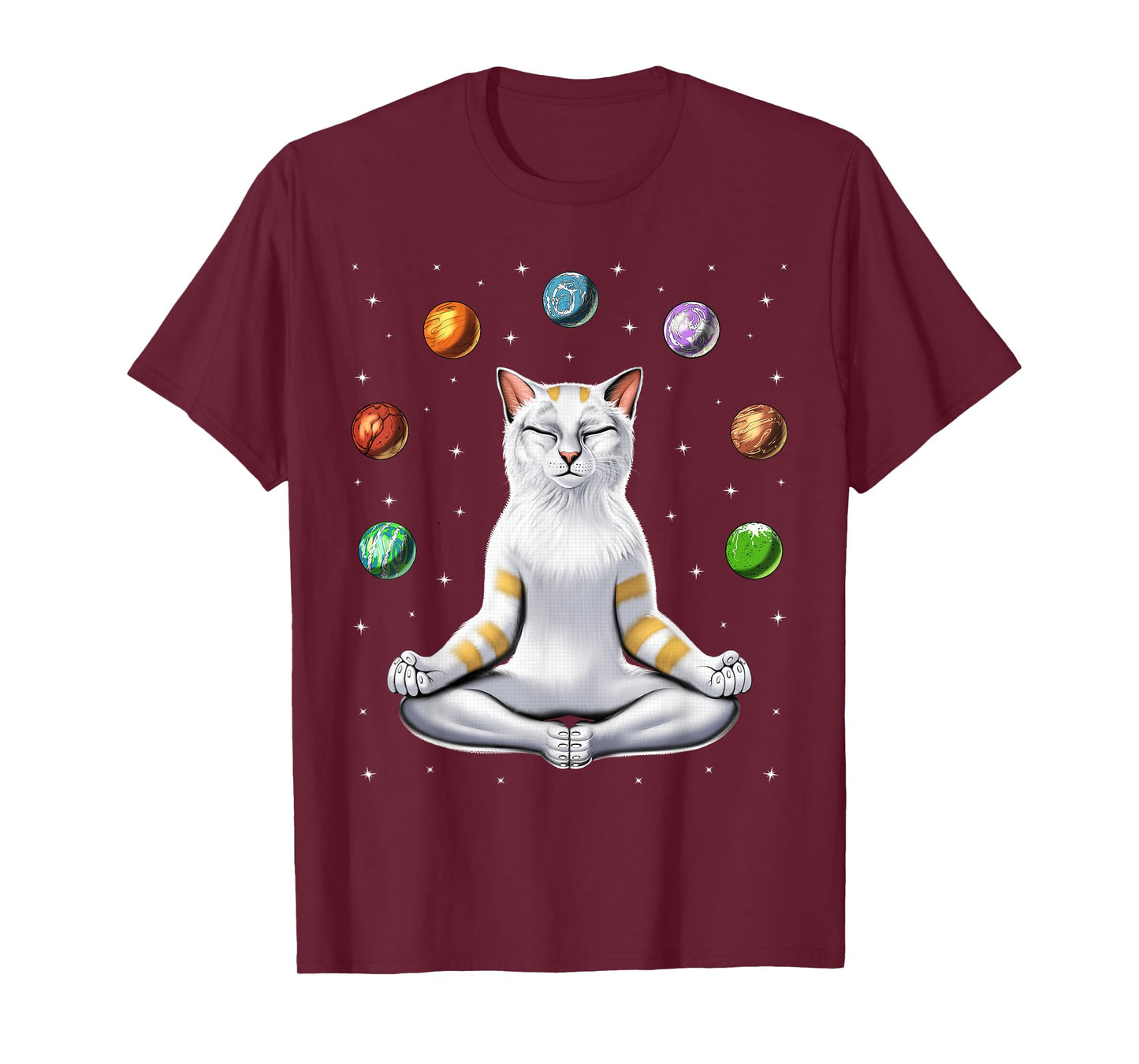 Cat Yoga Meditation Spiritual Zen Funny Cat Spirituality T-Shirt