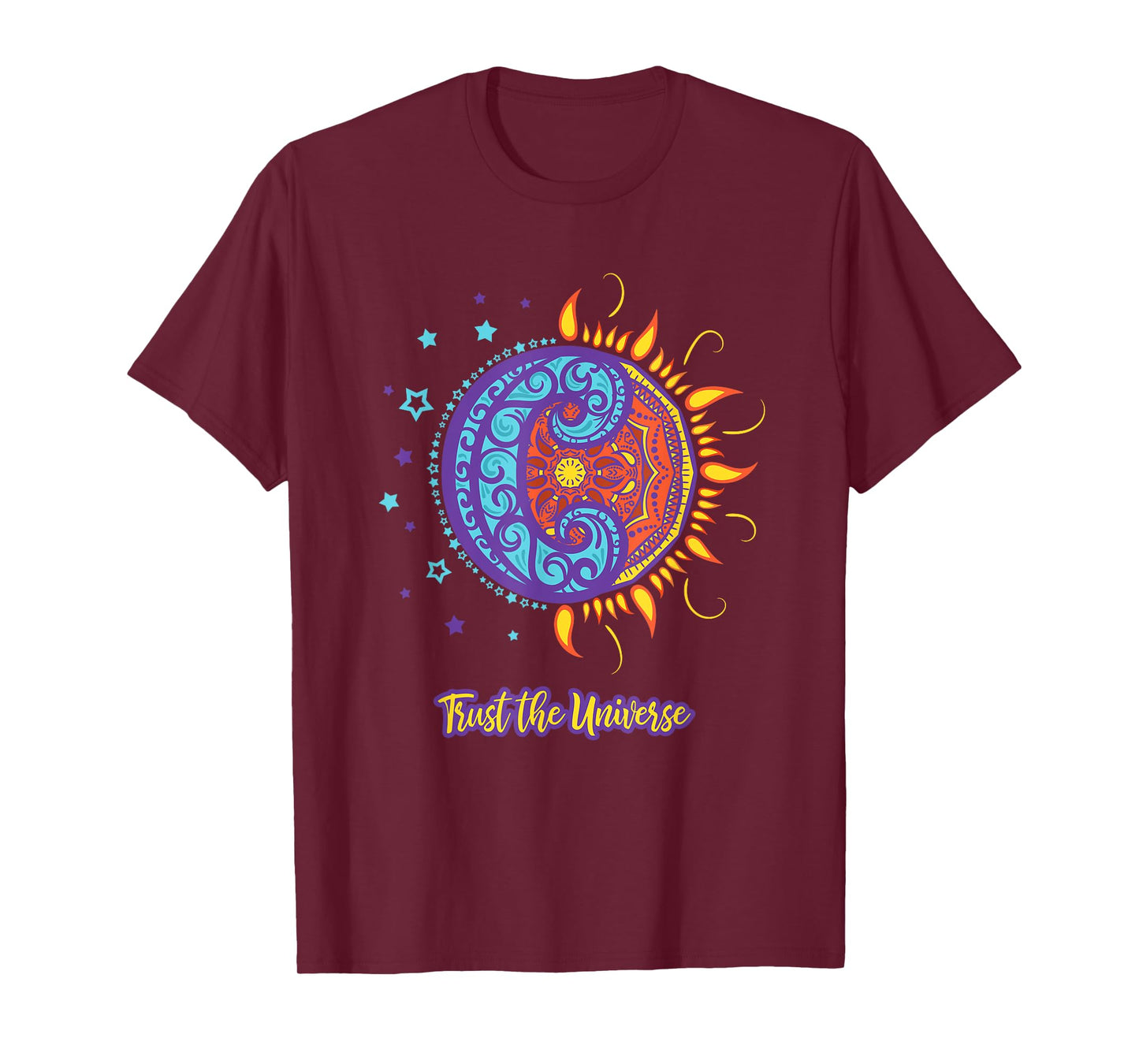 Trust the Universe Sun Moon, Positive Self Care T-Shirt