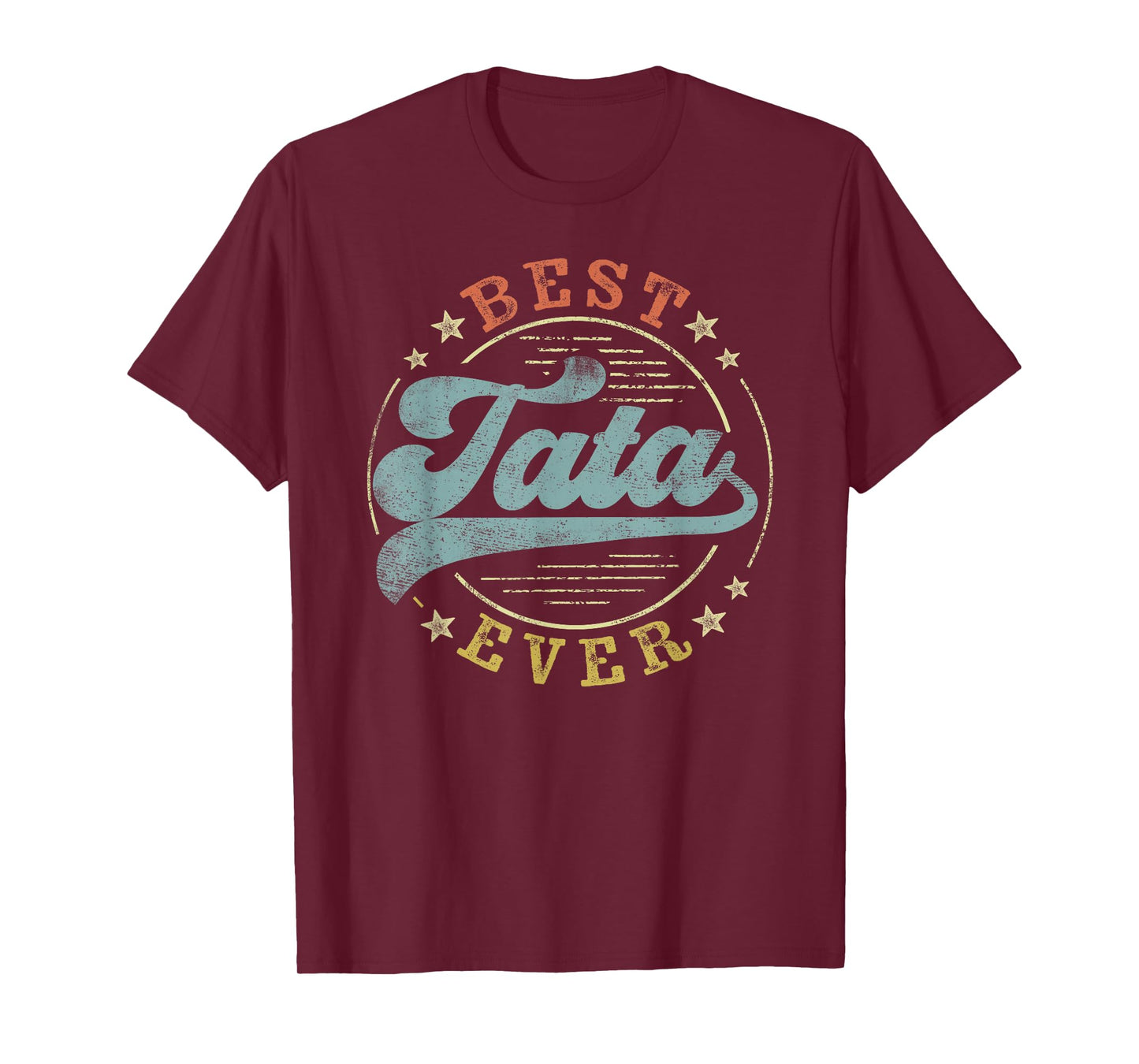 Best Tata Ever Father's Day Tata Gifts Vintage Emblem T-Shirt