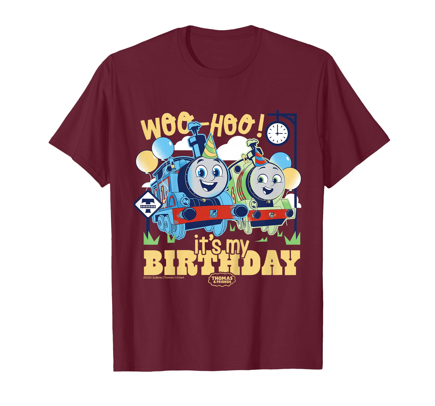 Thomas & Friends - Thomas And Percy It's My Birthday Woo-Hoo T-Shirt