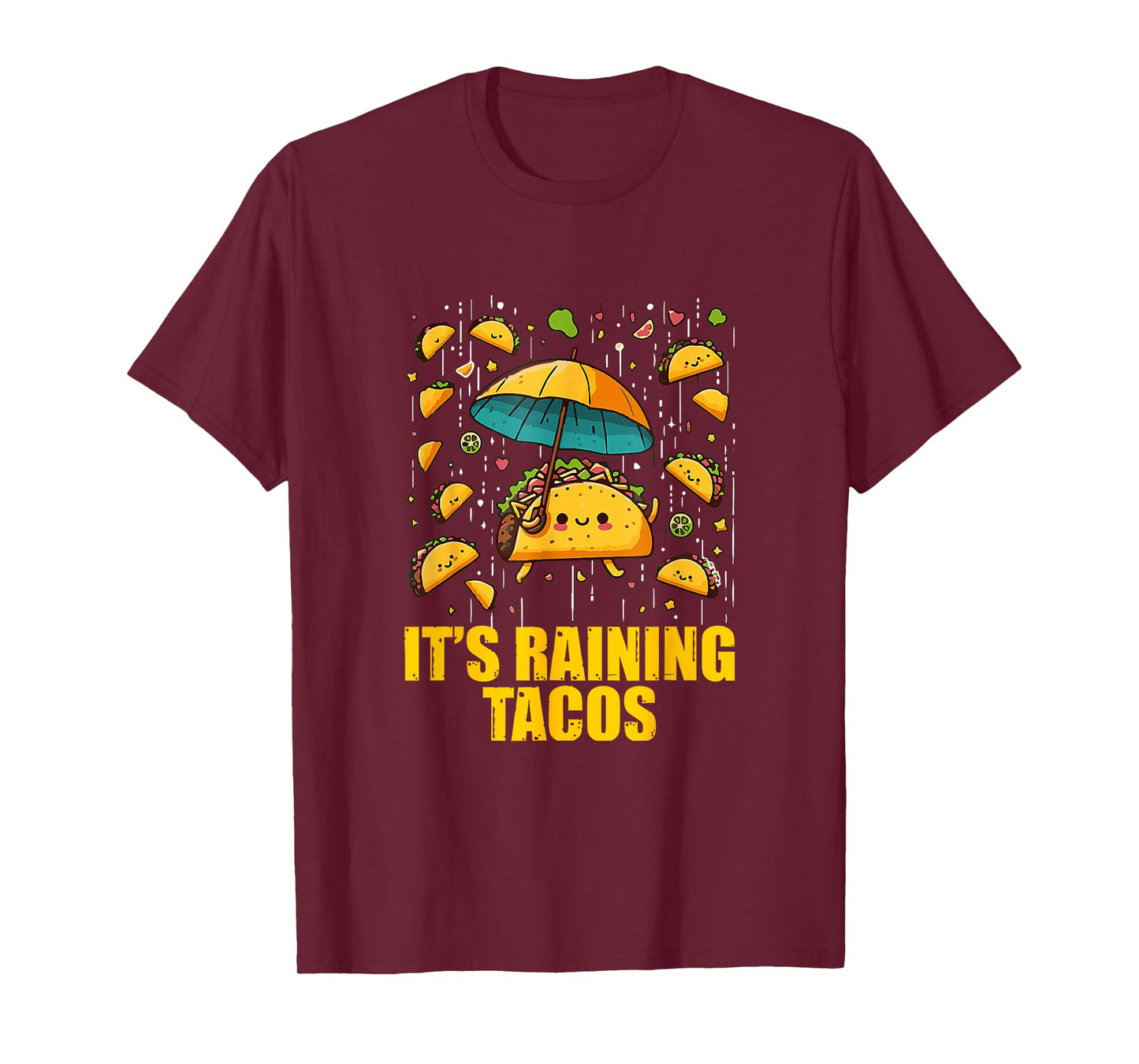 It's Raining Tacos Funny Taco Lovers Kids Girls Boys T-Shirt