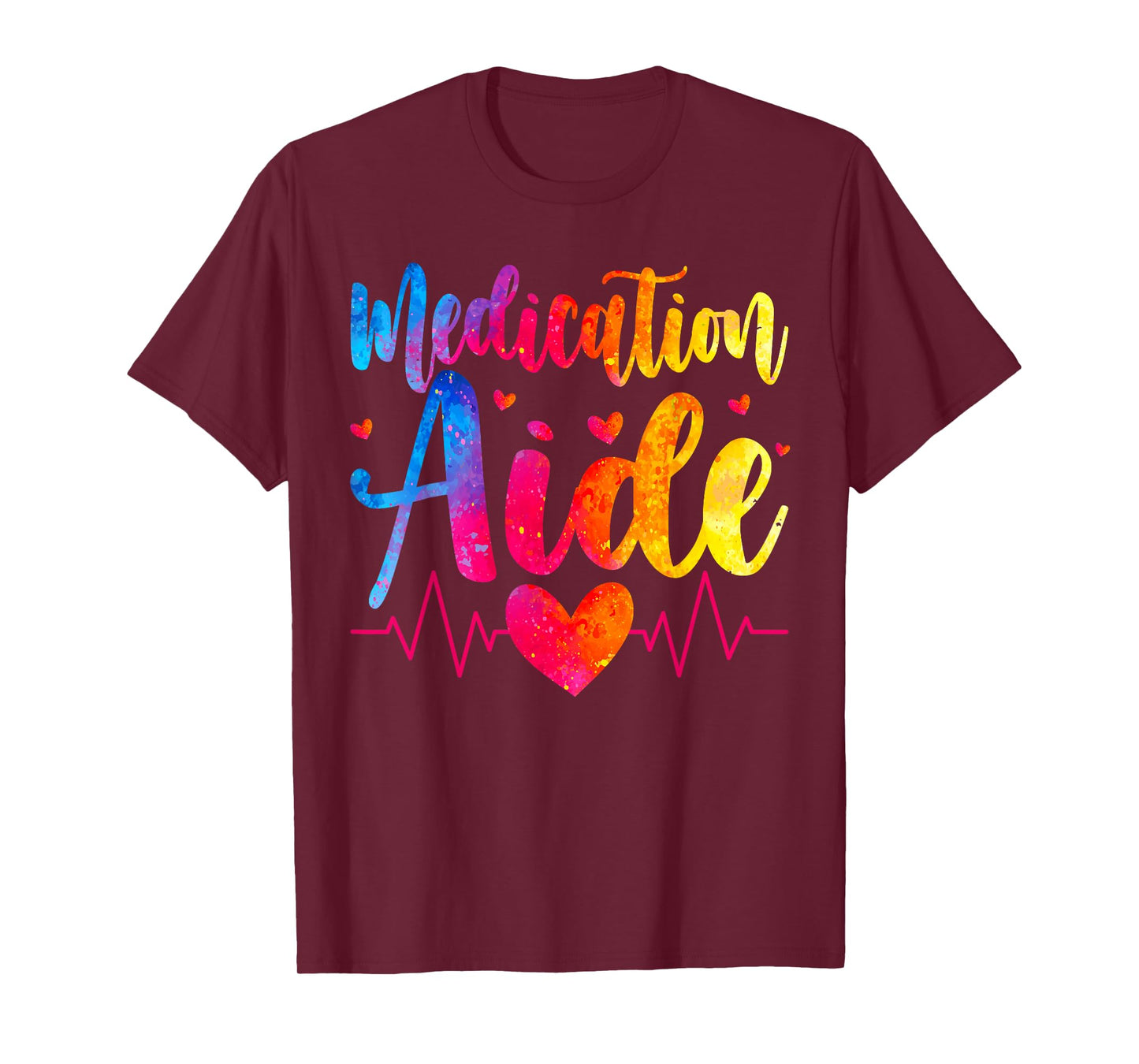 Medication Aide Heartbeat Medication Aides T-Shirt