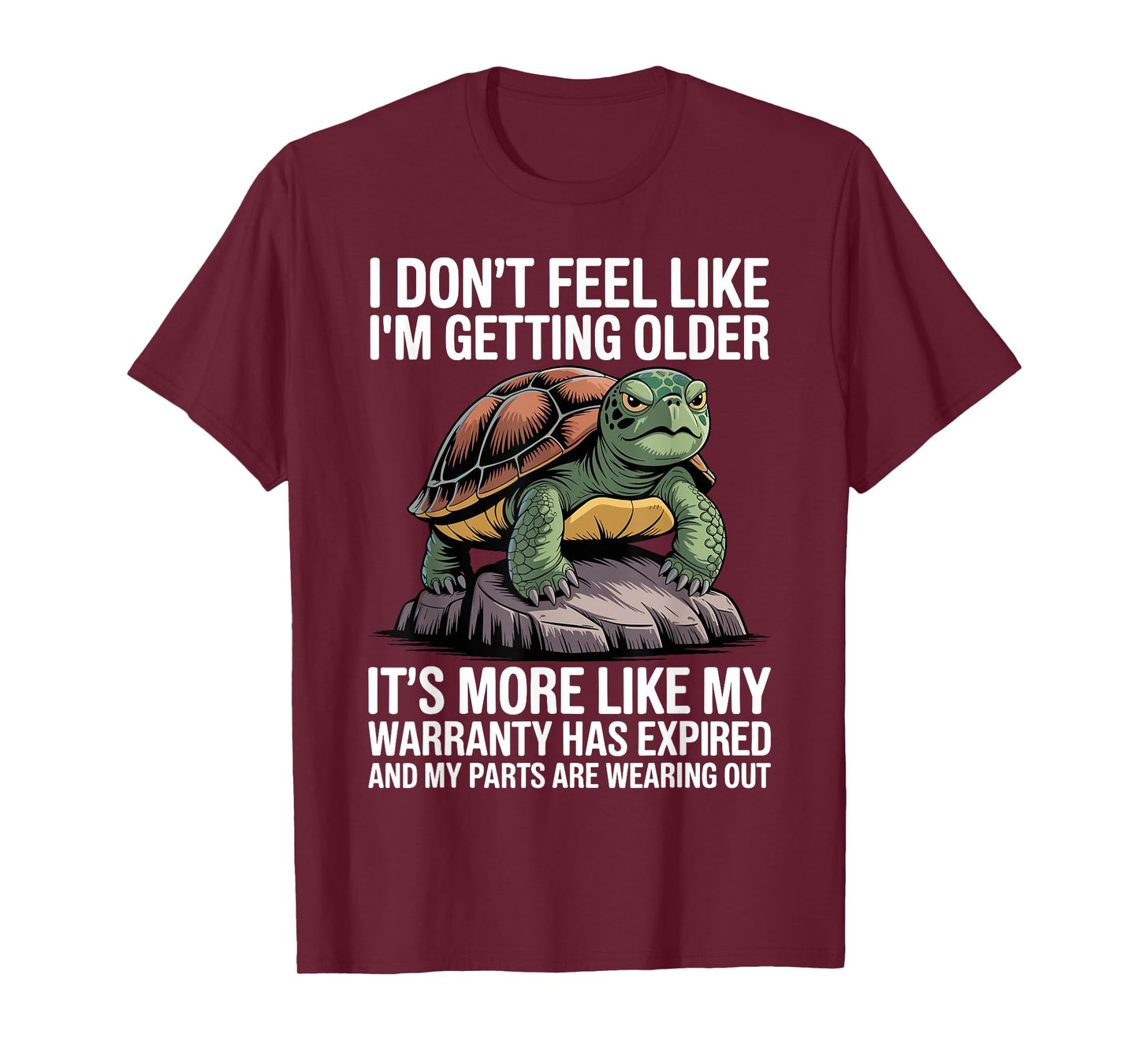 Funny Aging Expression for Old Men Women Hilarious Birthday T-Shirt