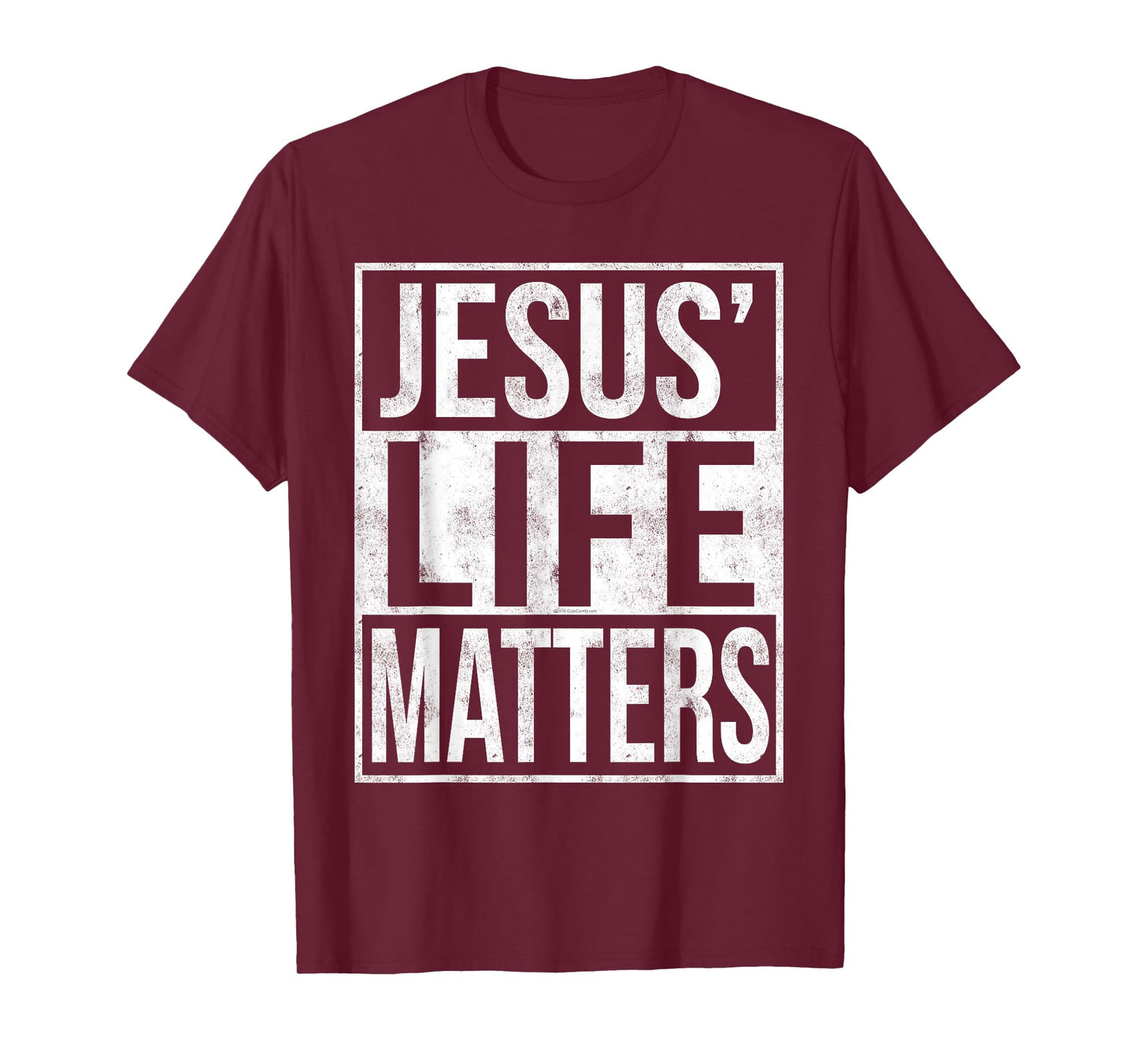 Jesus Life Matters Vintage Urban Christian T-Shirt