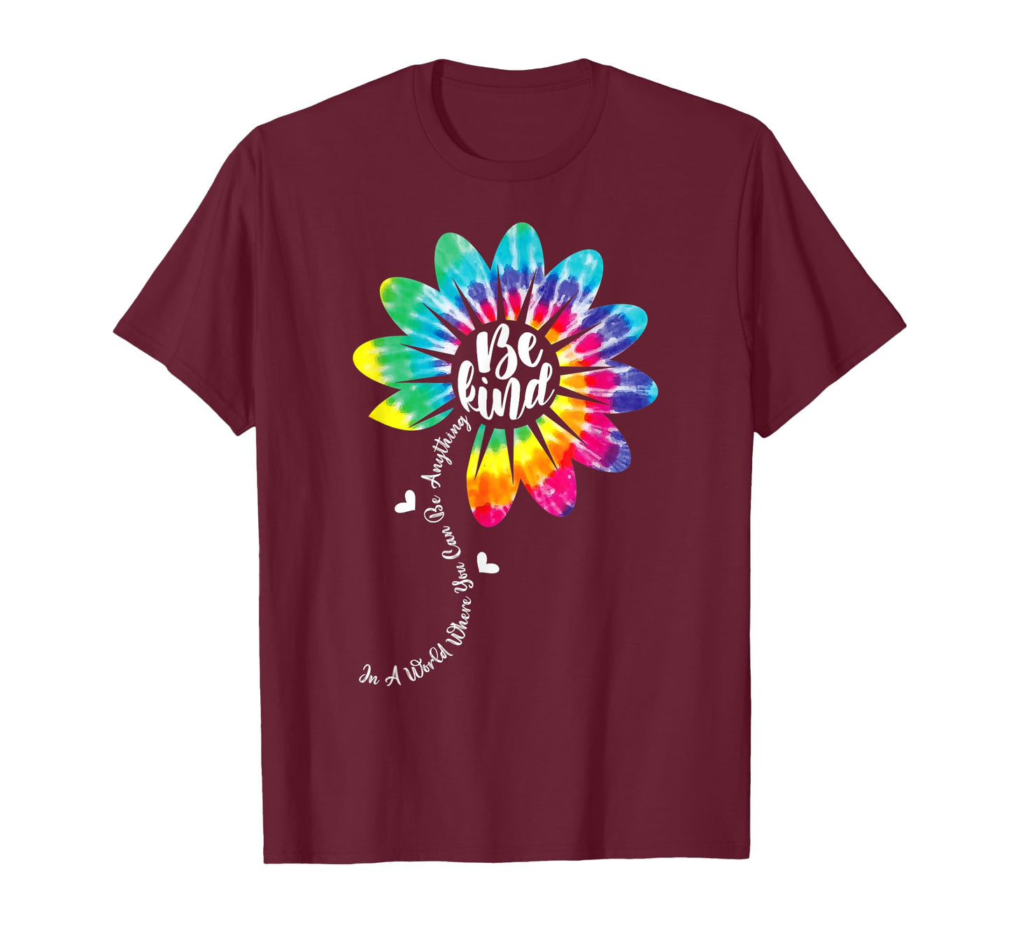 UNITY DAY Orange Anti Bullying Be Kind Kindness Tie Dye T-Shirt
