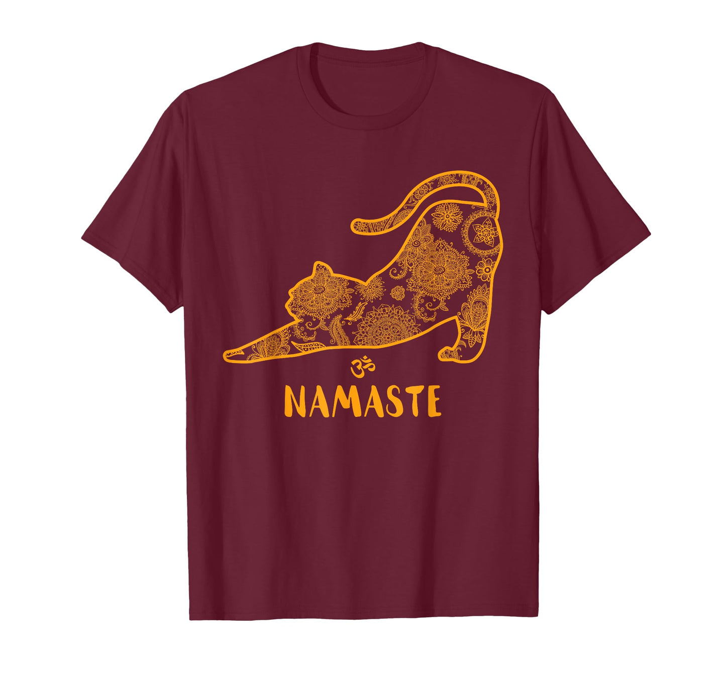 Cat Yoga Namaste OM - Funny Yoga Gift Men Women Girls Kids T-Shirt