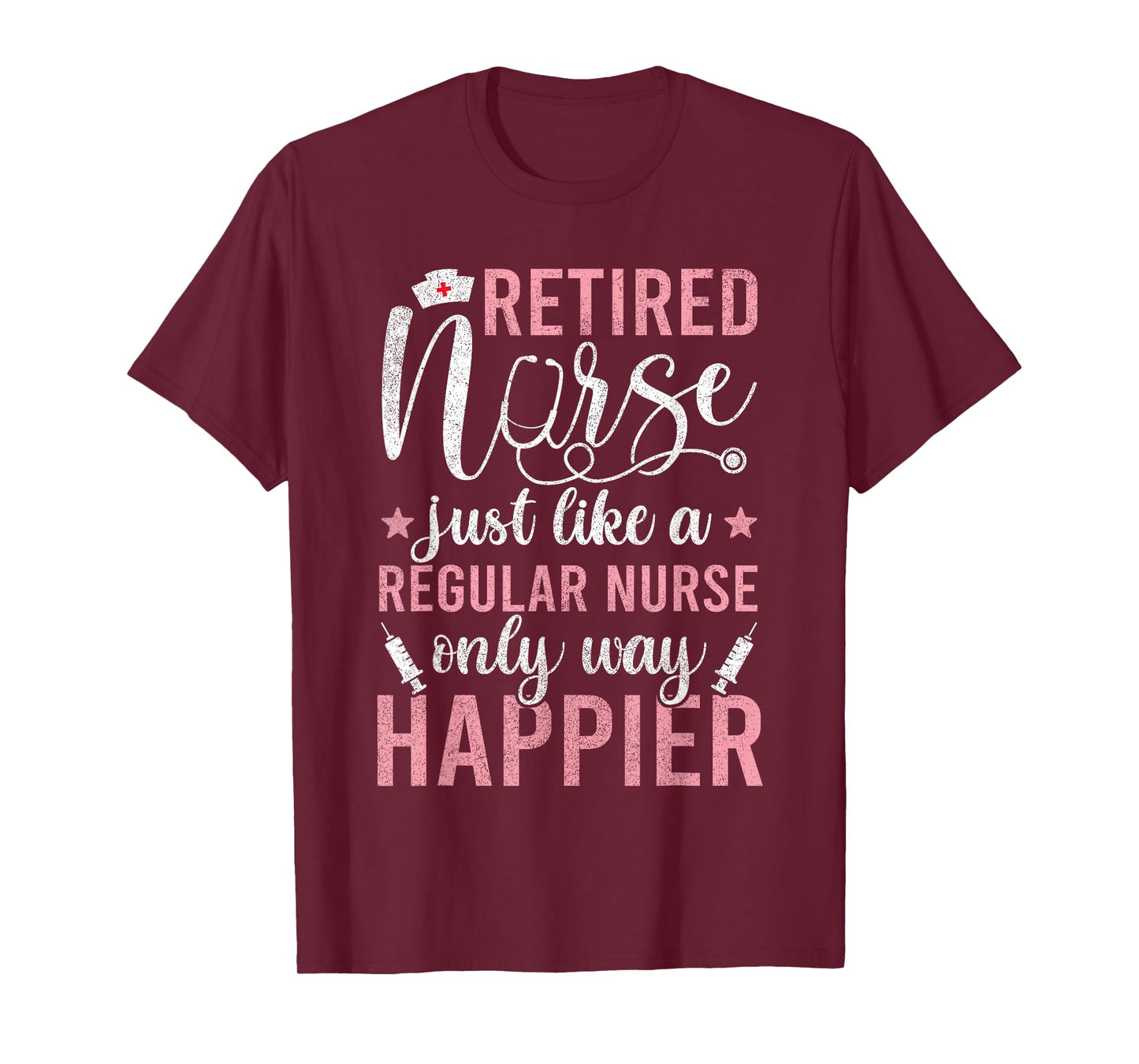 Retired Nurse For Women Funny Nursing 2023 Retirement T-Shirt