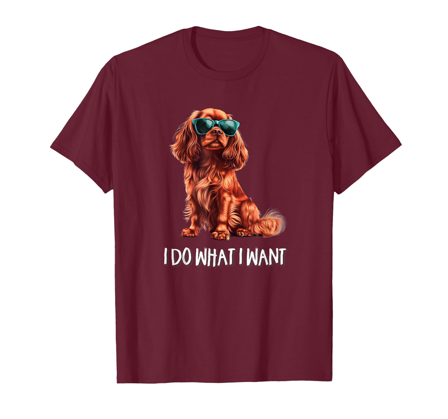 Funny What I Want Ruby Cavalier King Charles Spaniel Lover T-Shirt