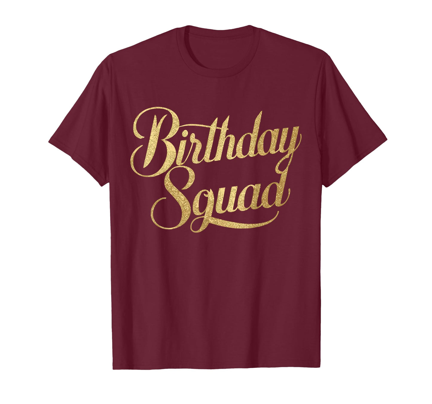 Birthday Squad Party Matching Family T-Shirt