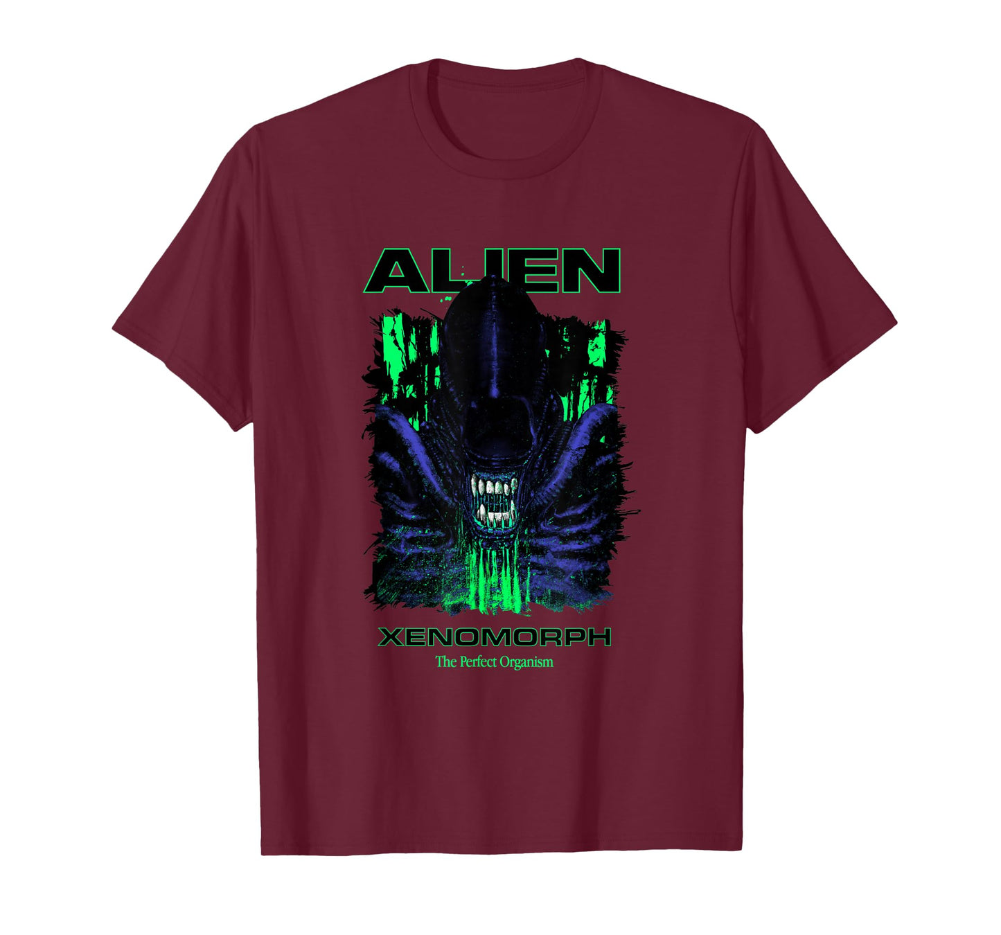 Alien Neon Xenomorph The Perfect Organism T-Shirt