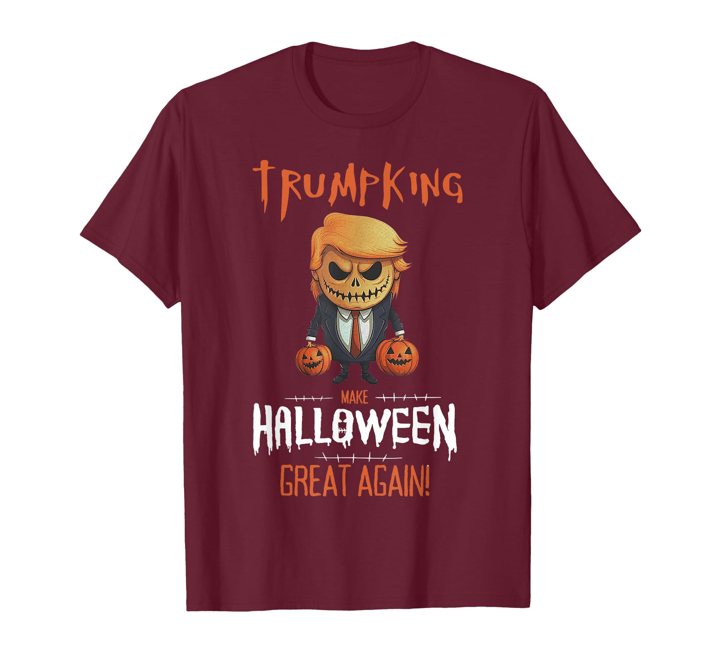 Trump Pumpkin Make Halloween Great Again T-Shirt