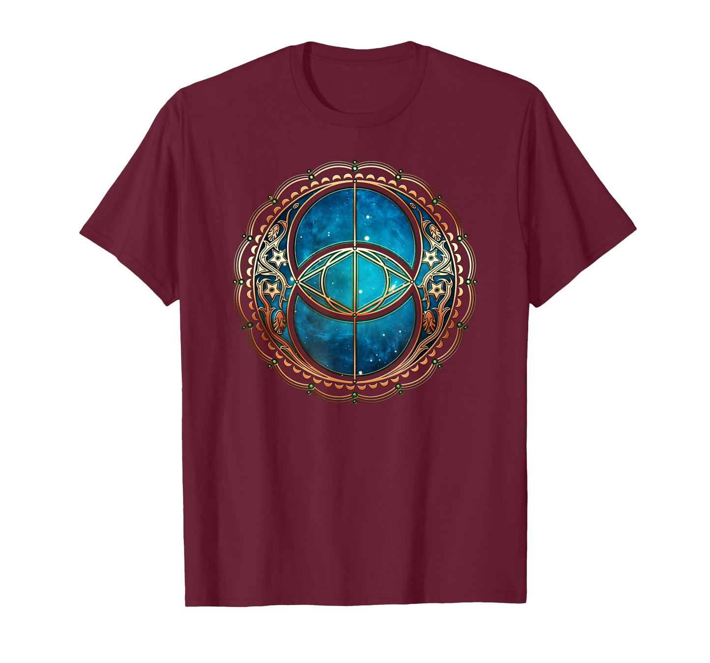Vesica Piscis, Chalice Fountain, Symbol, Flower of Life, Wicca T-Shirt