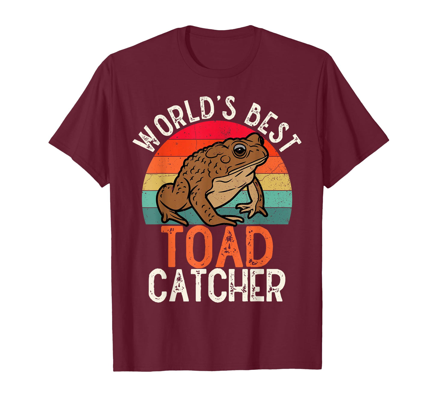 Worlds Best Toad Catcher Kids Boy Funny Amphibian Toad T-Shirt