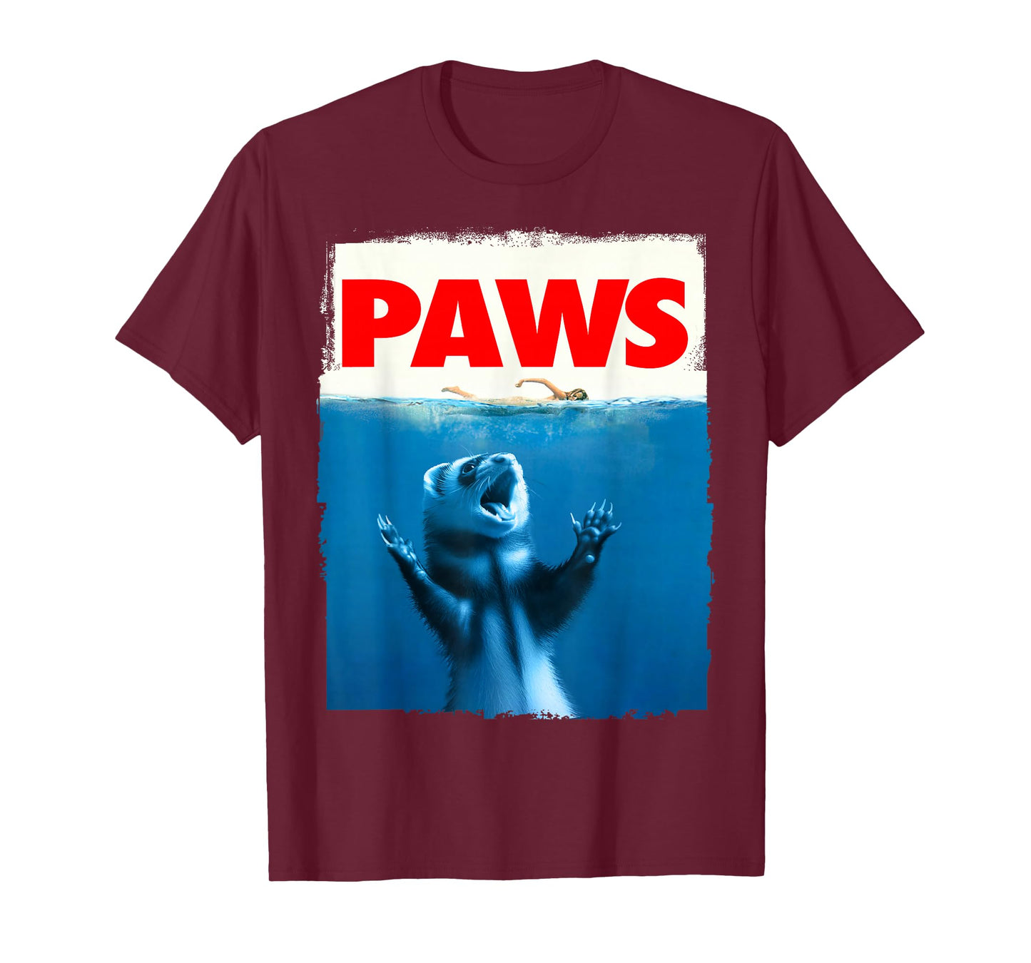 Paws Ferret Funny Ferret Lover Gifts For Men Women Kid Teen T-Shirt