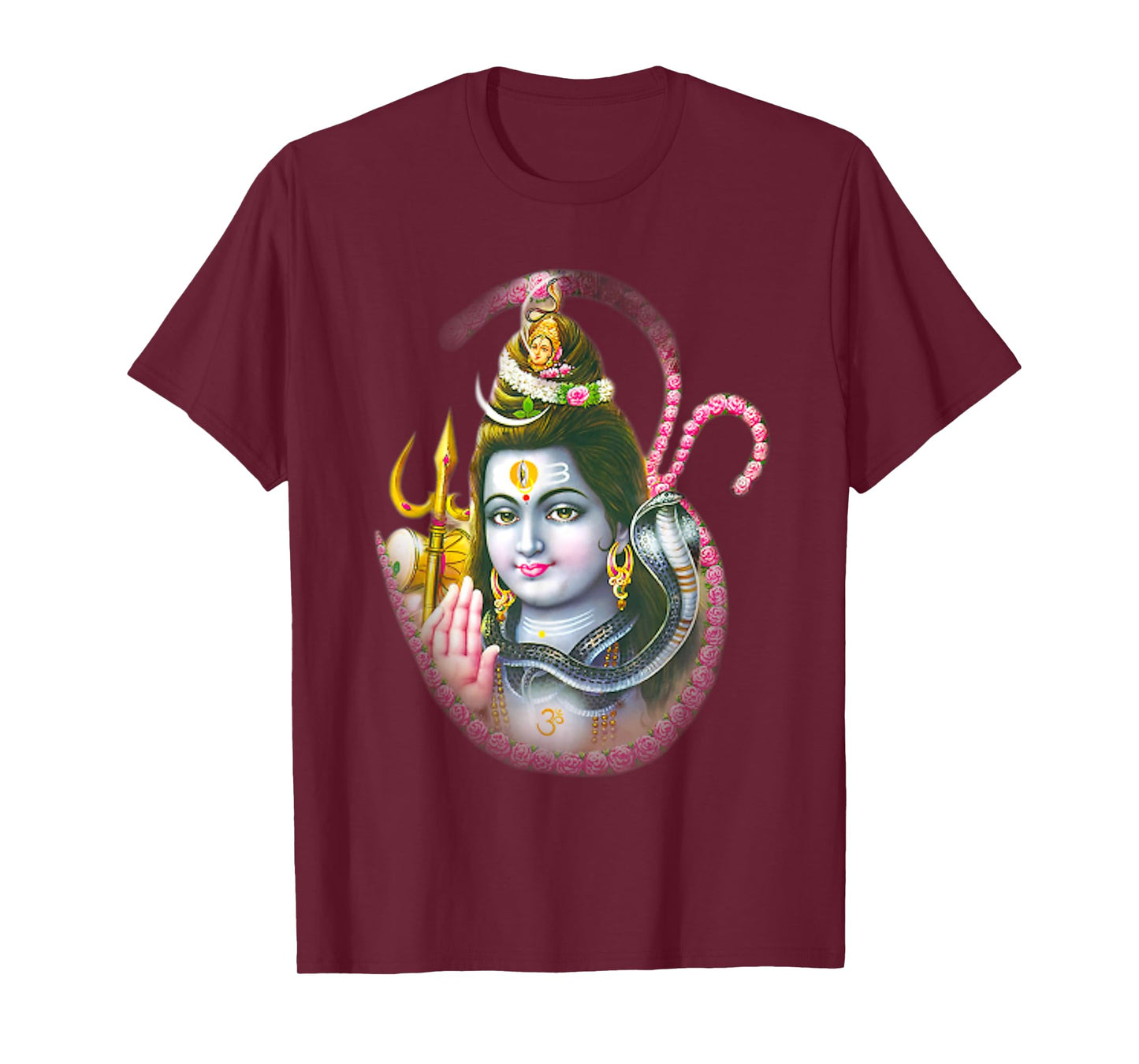 Yoga Shirts Spiritual Hindu God Krishna T-Shirt Meditation T-Shirt