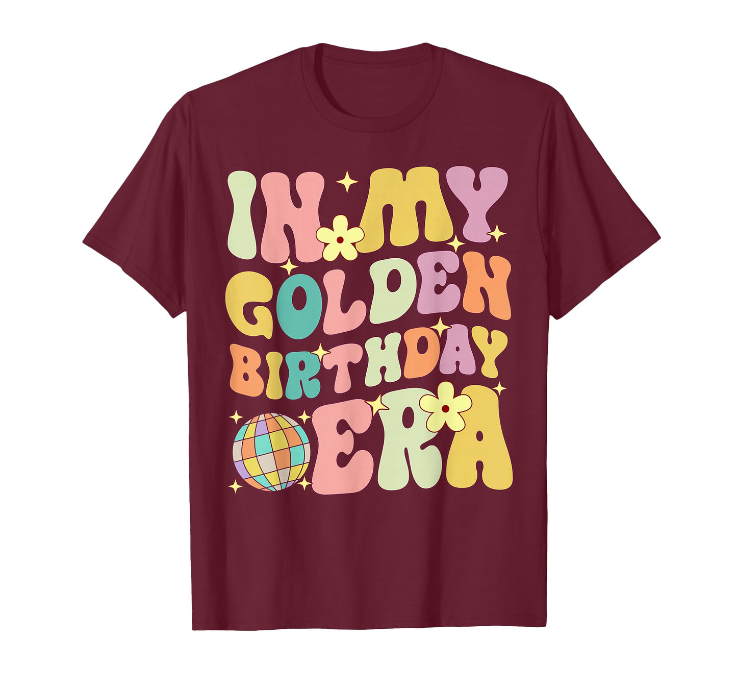 In My Golden Birthday Era Girl Women Kids Groovy T-Shirt